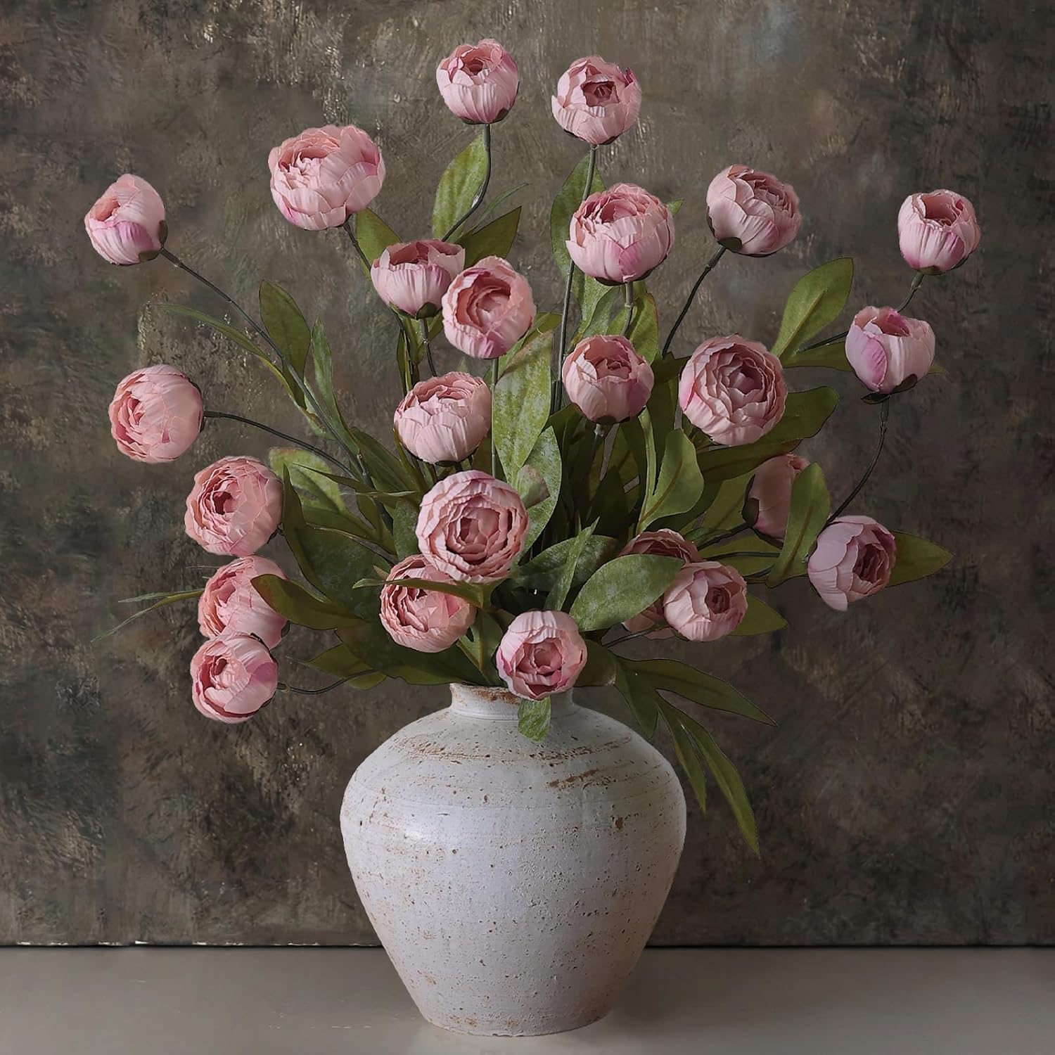 Faux Silk Peony Artificial Flowers