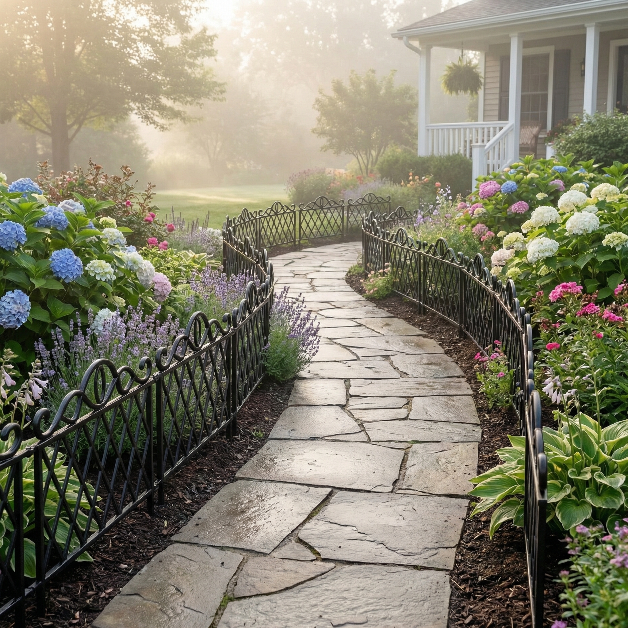 3 PCS-Decorative Garden Border Fence Panels for Flower Beds