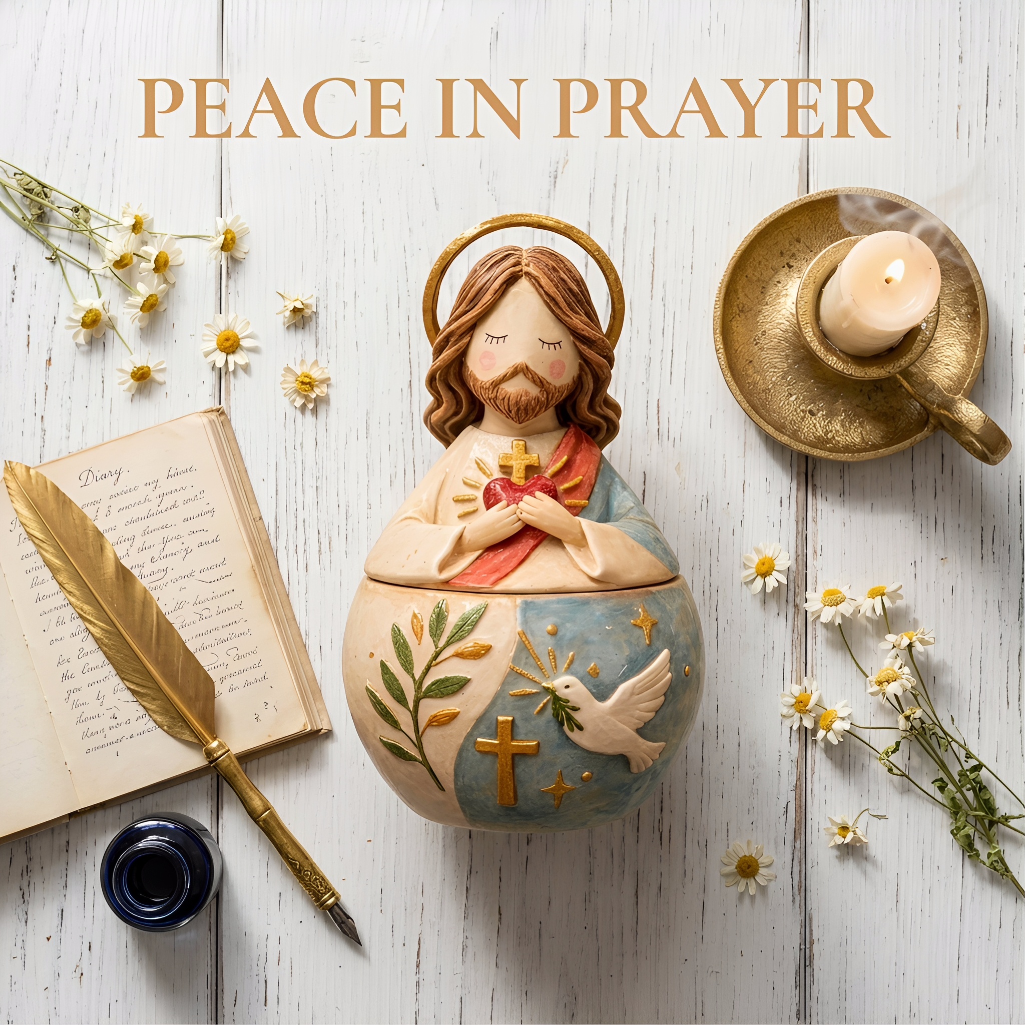 Faith Inspired Prayer Box Decor