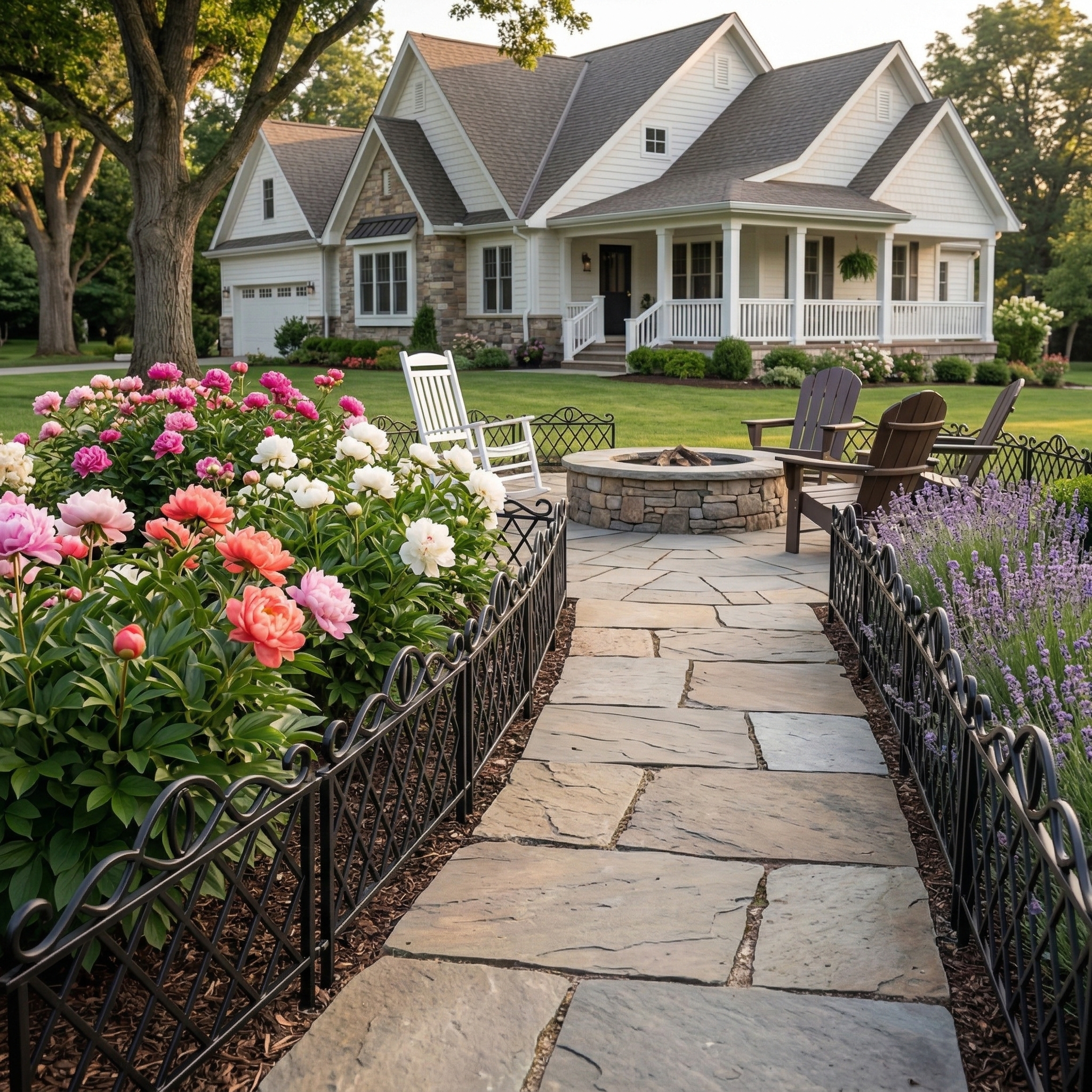 3 PCS-Decorative Garden Border Fence Panels for Flower Beds