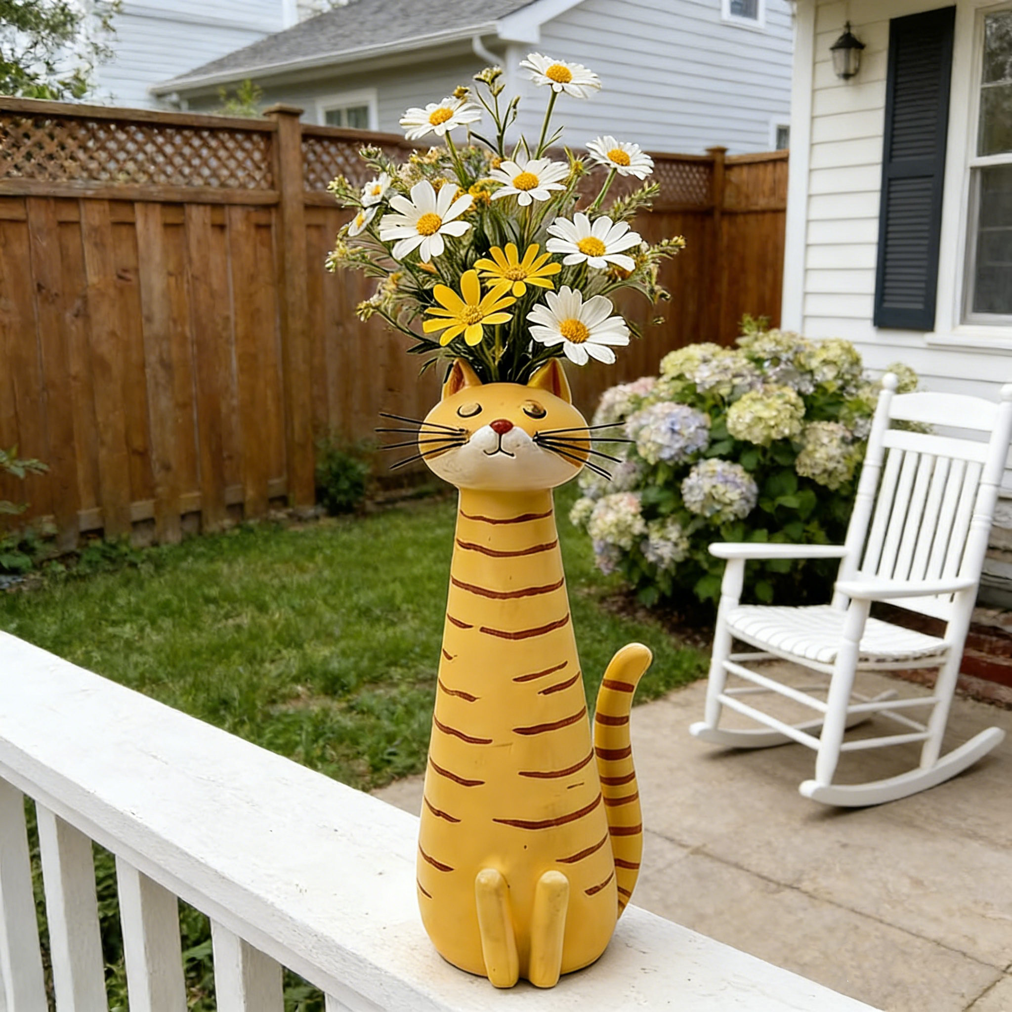 Fun Cat-Themed Vases