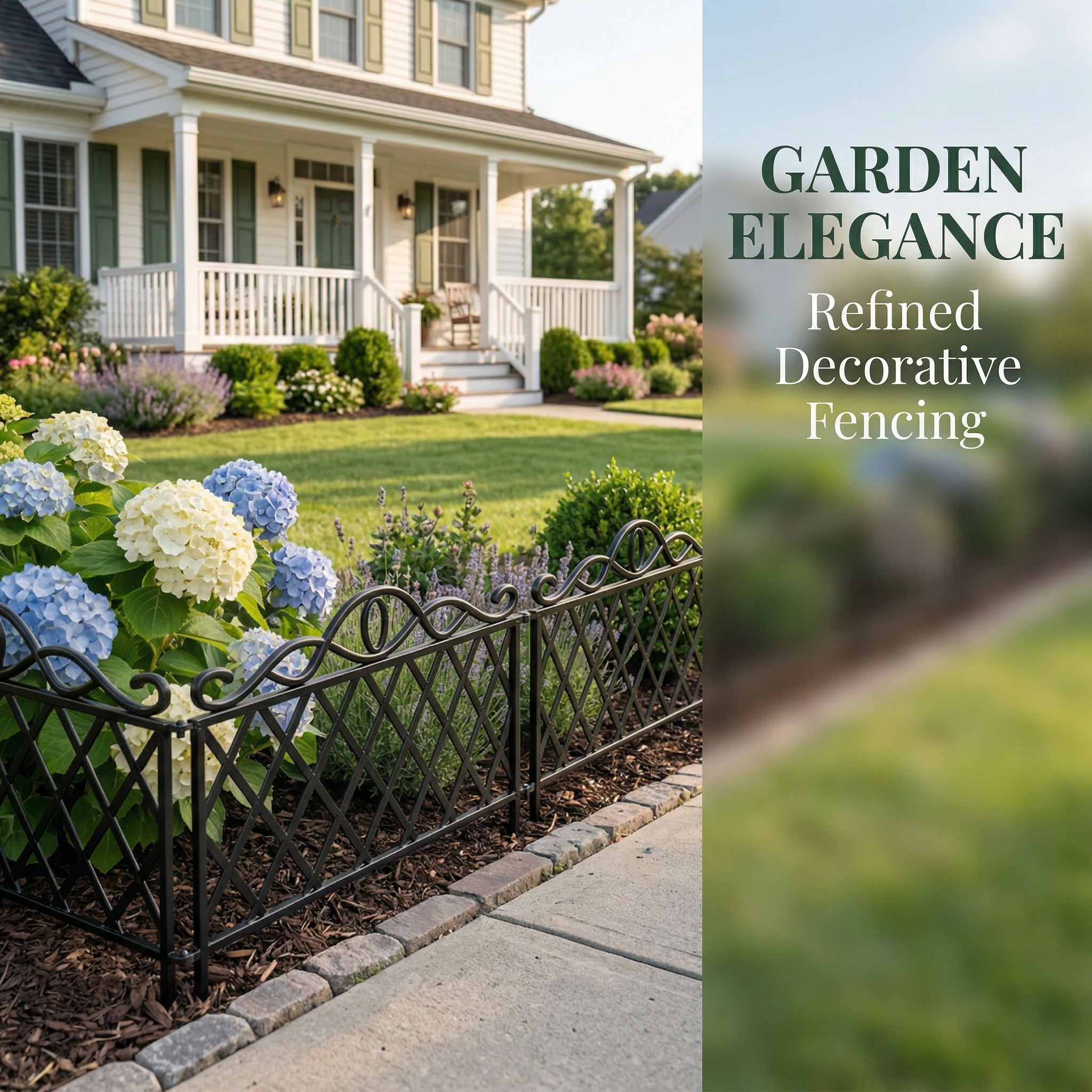 3 PCS-Decorative Garden Border Fence Panels for Flower Beds