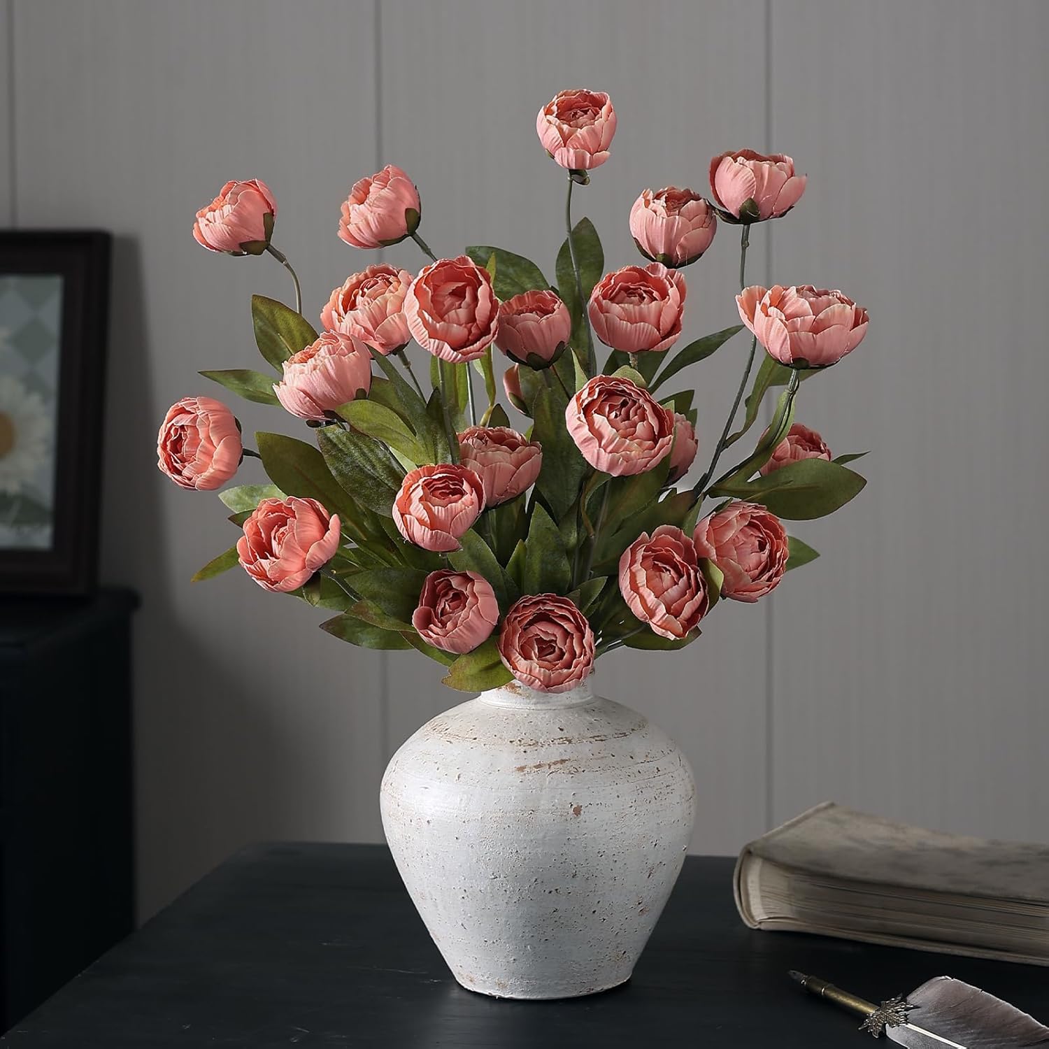 Faux Silk Peony Artificial Flowers