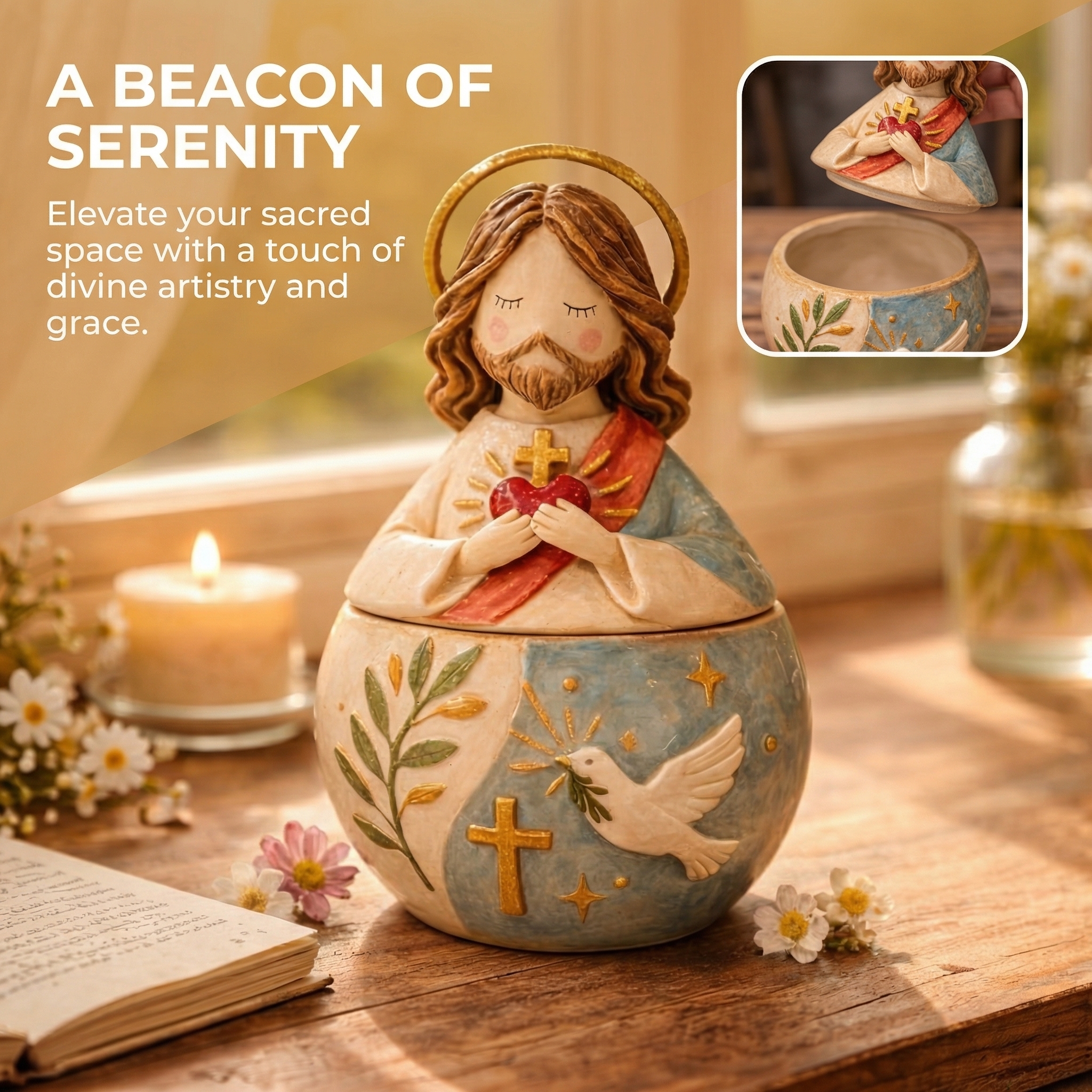 Faith Inspired Prayer Box Decor