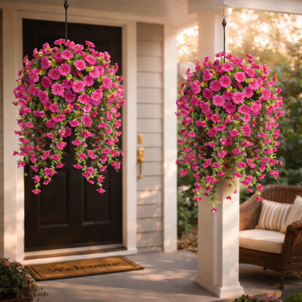Rose Cascade Hanging Bloom