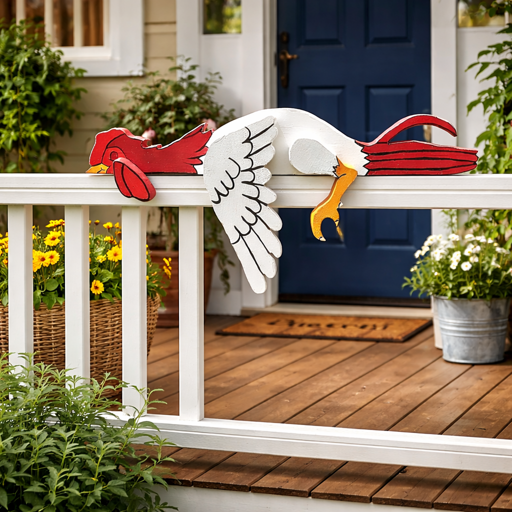 A Humorous Chicken Figurine
