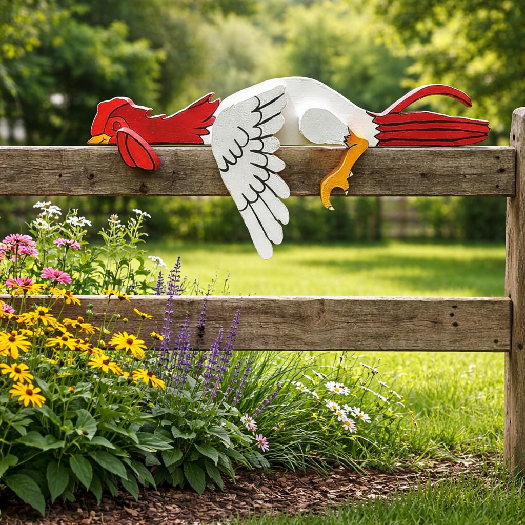 A Humorous Chicken Figurine