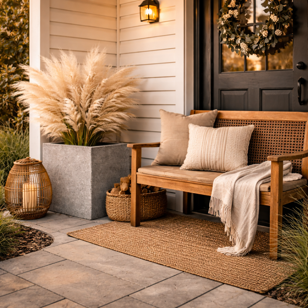 Dried Pampas Grass Decor Tall
