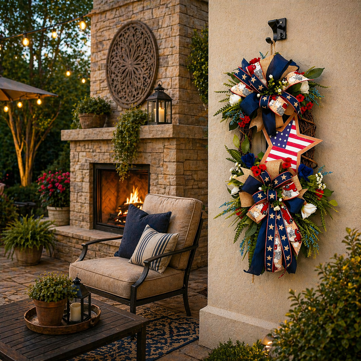 Patriotic Themed Wreath
