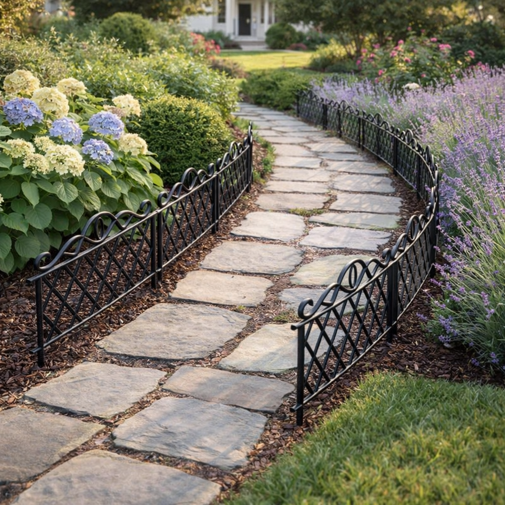3 PCS-Decorative Garden Border Fence Panels for Flower Beds