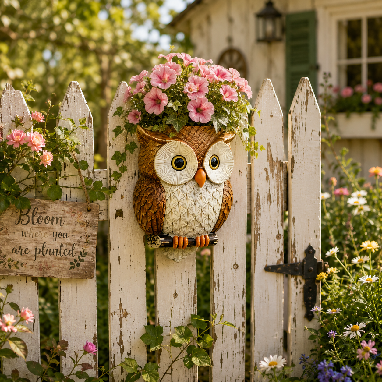 Owl Wall-Mounted Planter