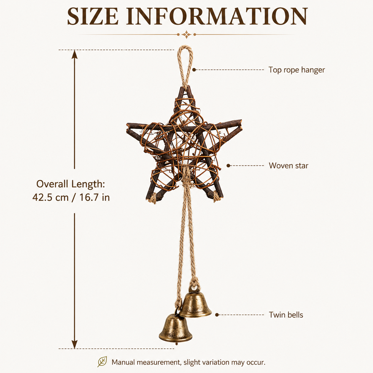 Woven Star Wind Chime