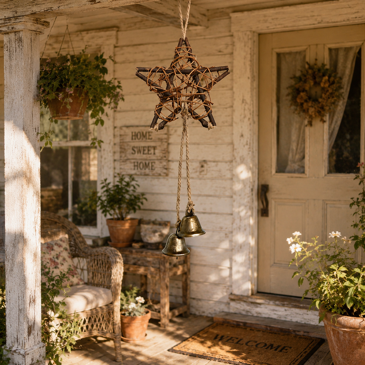 Woven Star Wind Chime