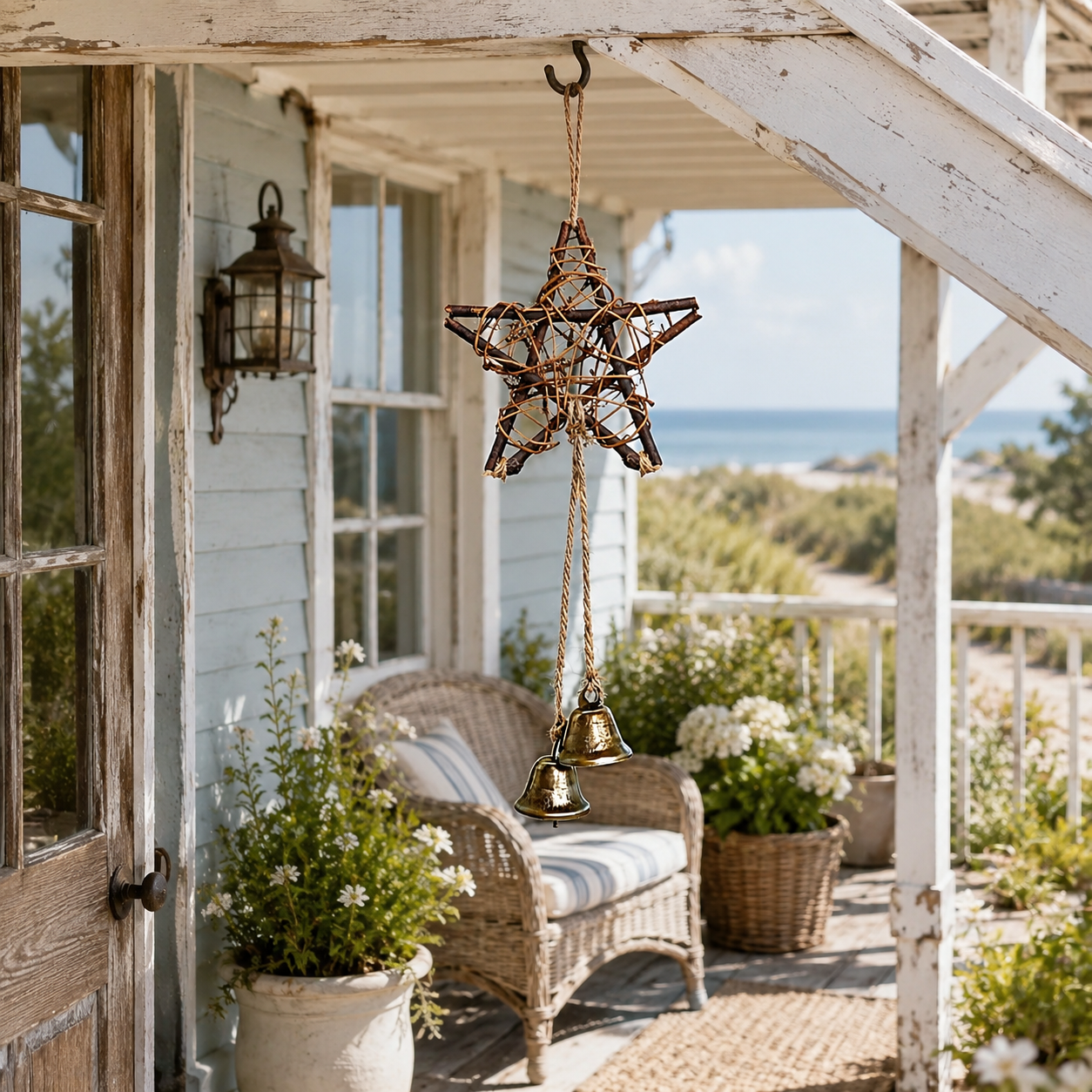 Woven Star Wind Chime