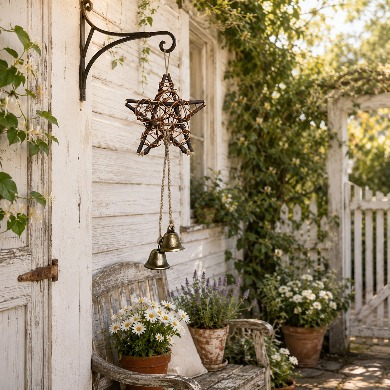 Woven Star Wind Chime