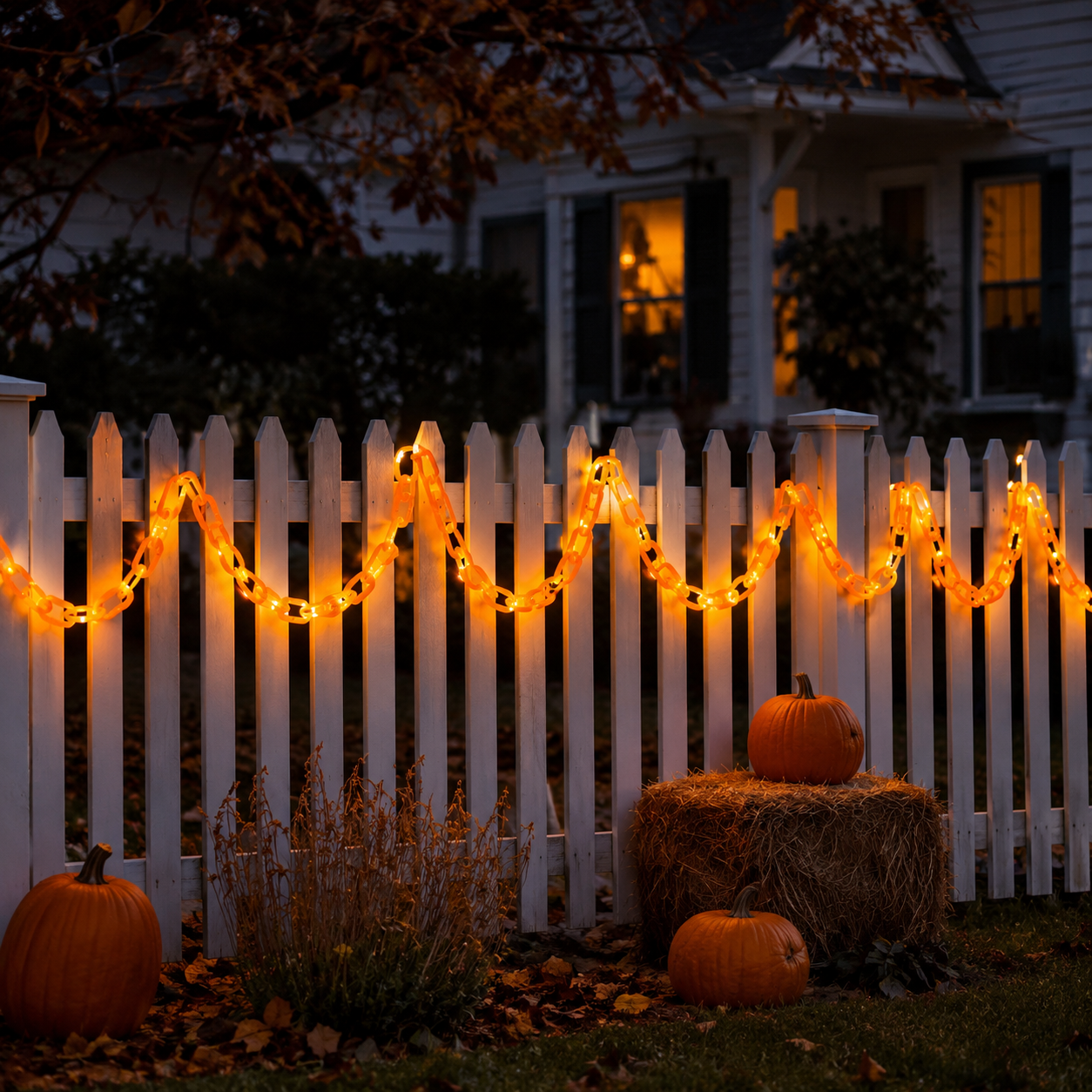 Light-Up Halloween Chain Garland 