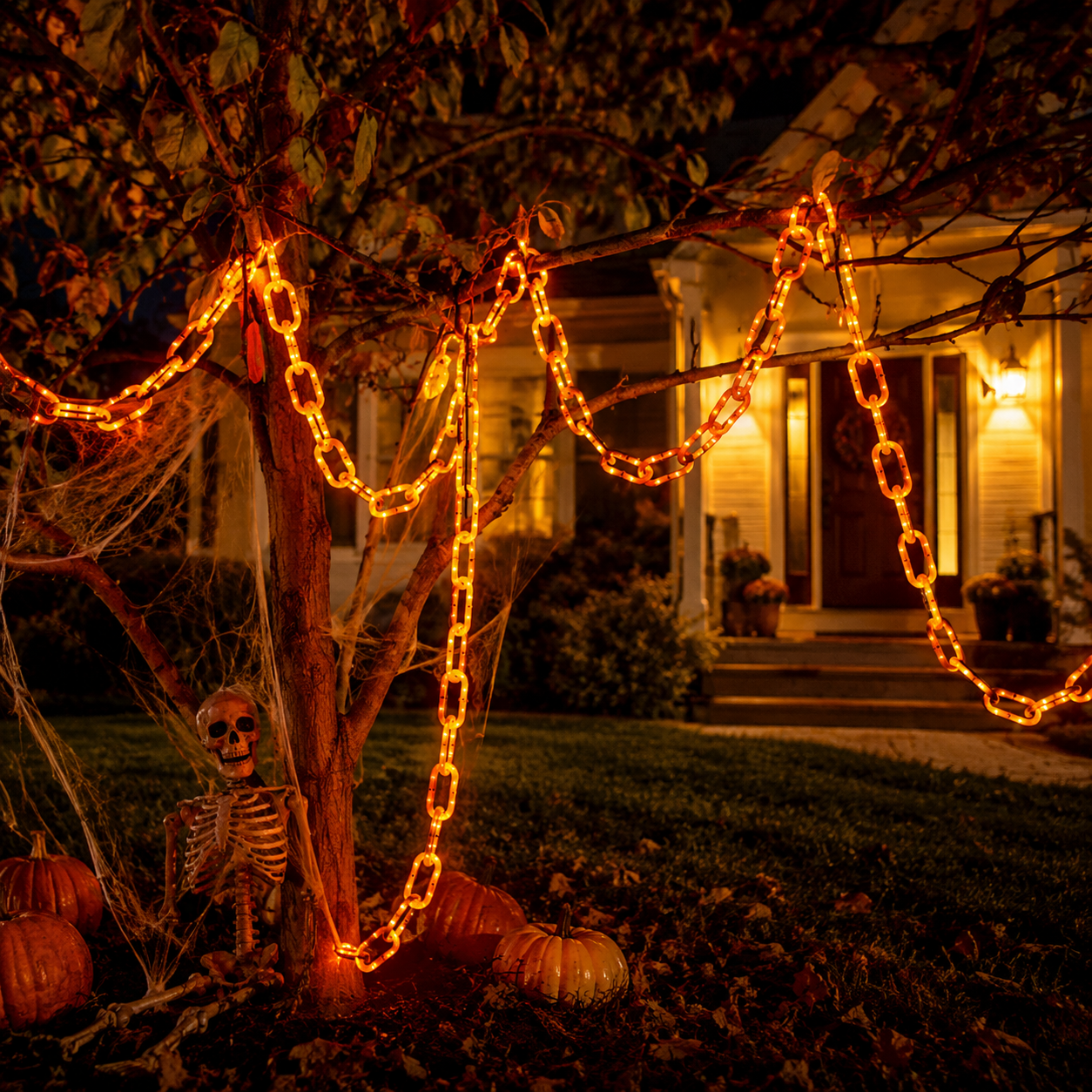 Light-Up Halloween Chain Garland 