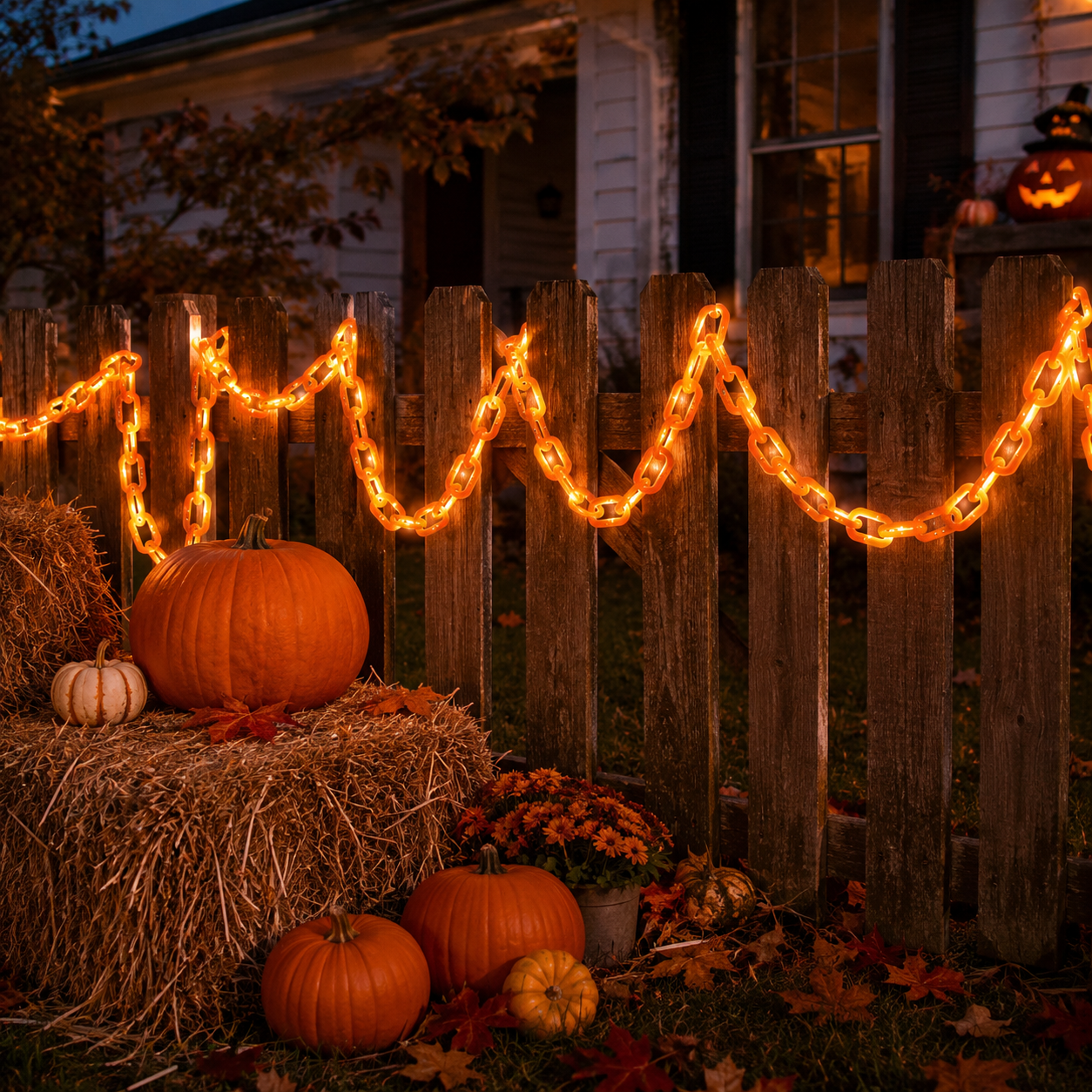 Light-Up Halloween Chain Garland 