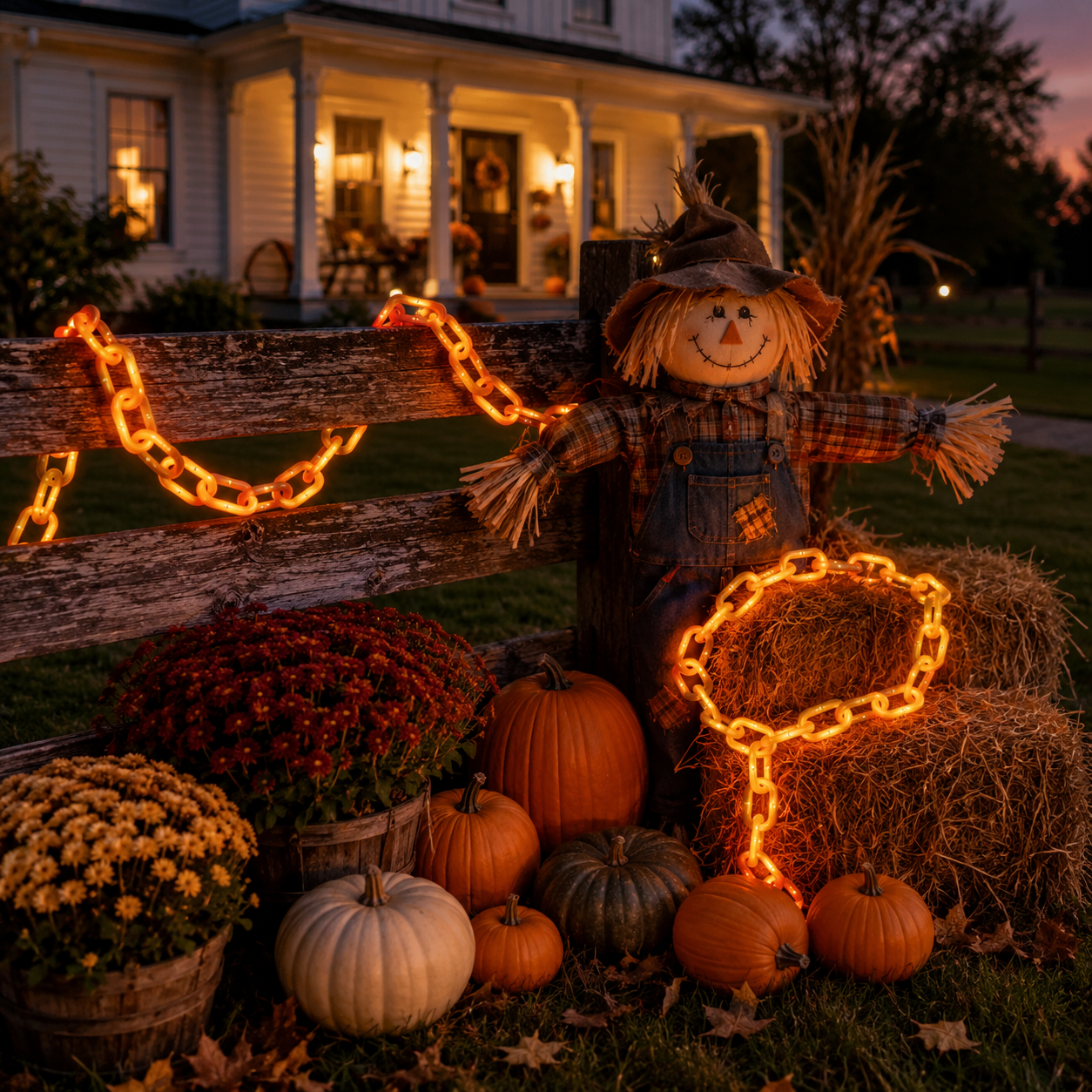 Light-Up Halloween Chain Garland 