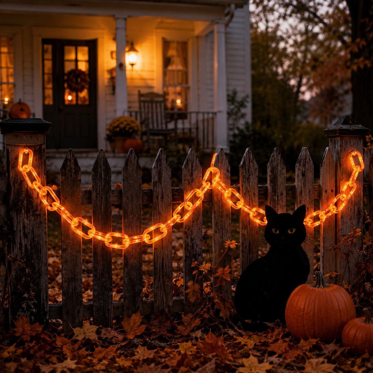 Light-Up Halloween Chain Garland 