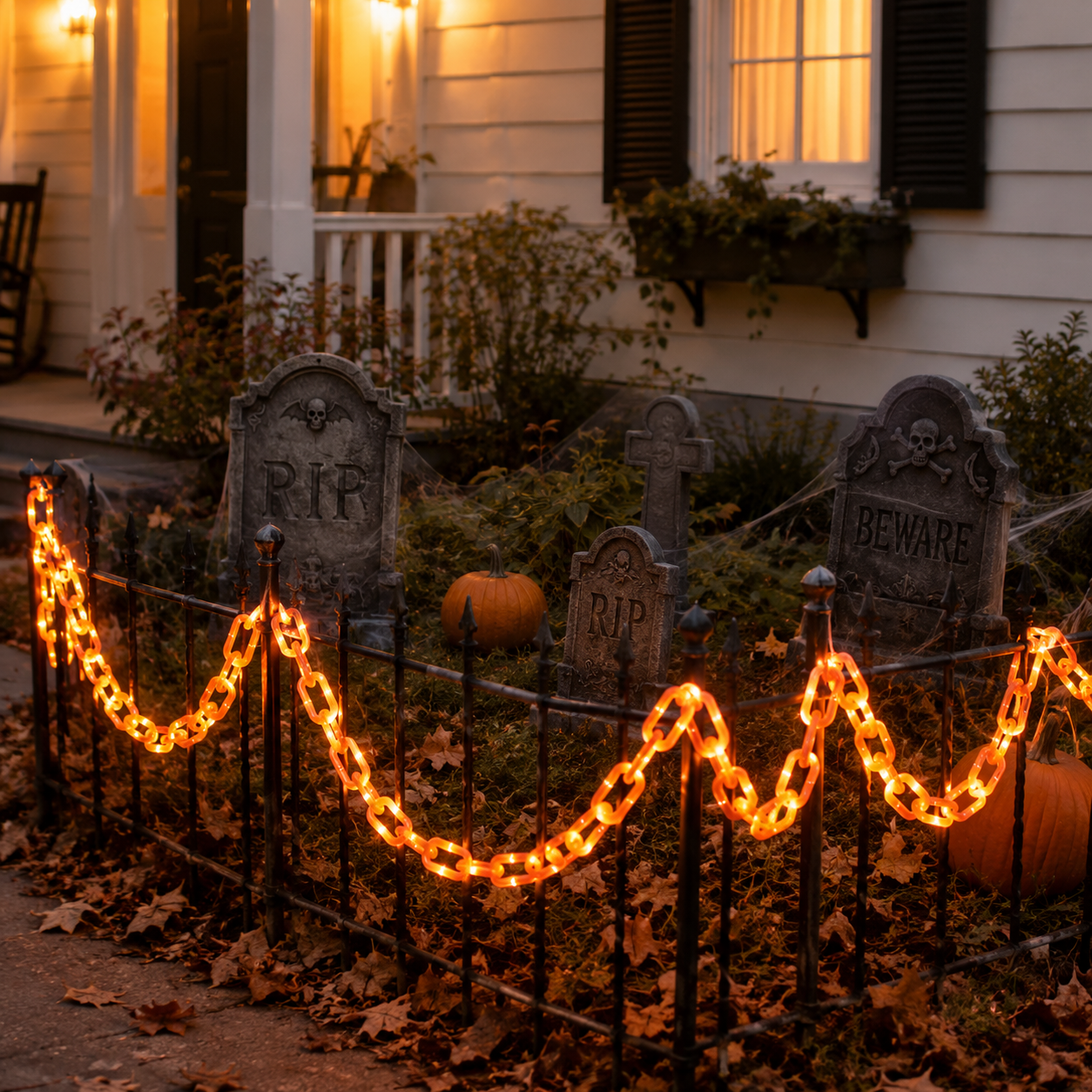Light-Up Halloween Chain Garland 