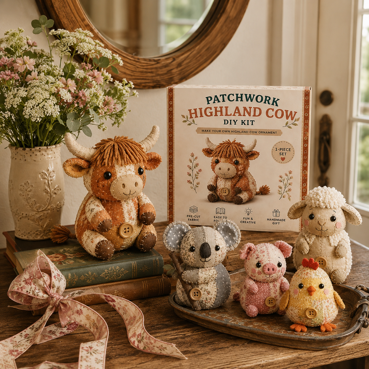 Patchwork Animal DIY Sewing Kit