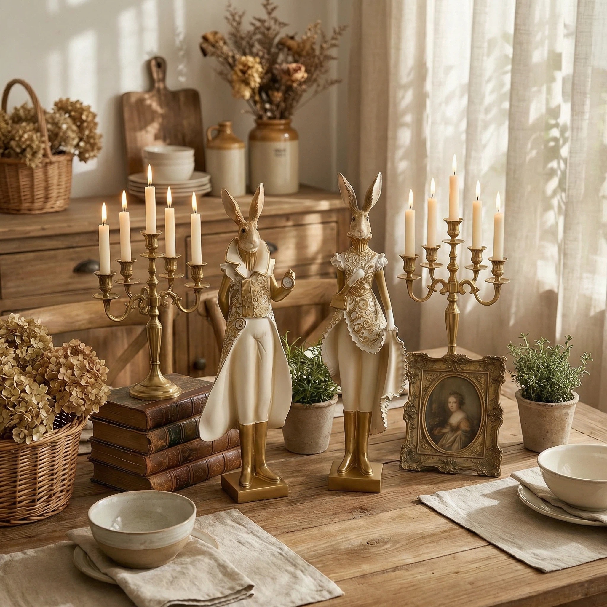 Regal Heirloom Rabbit Figurine – Sunnynestliving