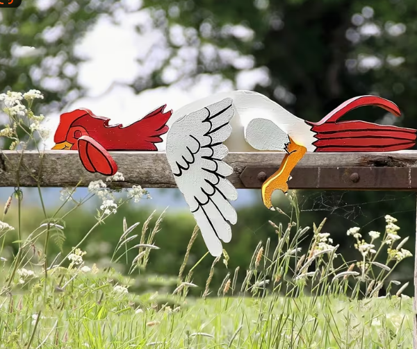 A Humorous Chicken Figurine