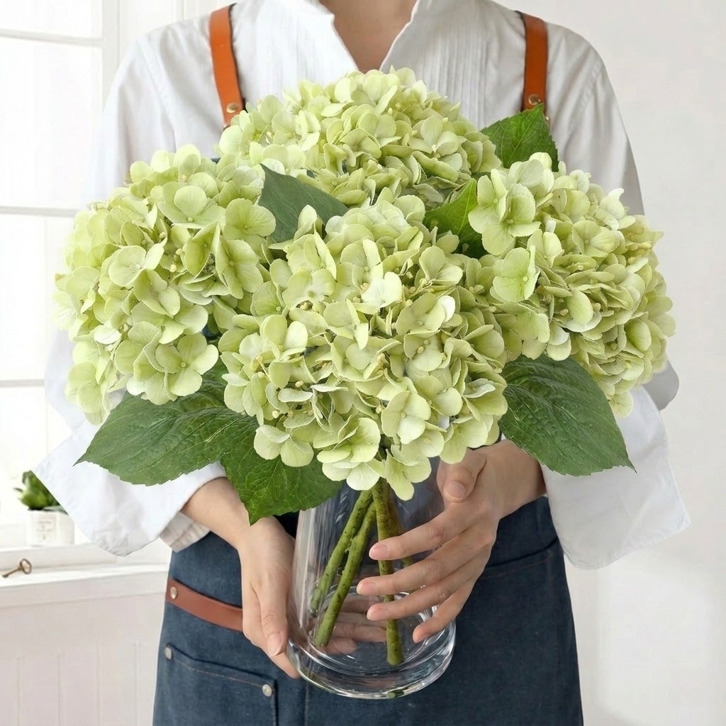 UV Resistant Hydrangea Stem for Indoor and Outdoor Decor