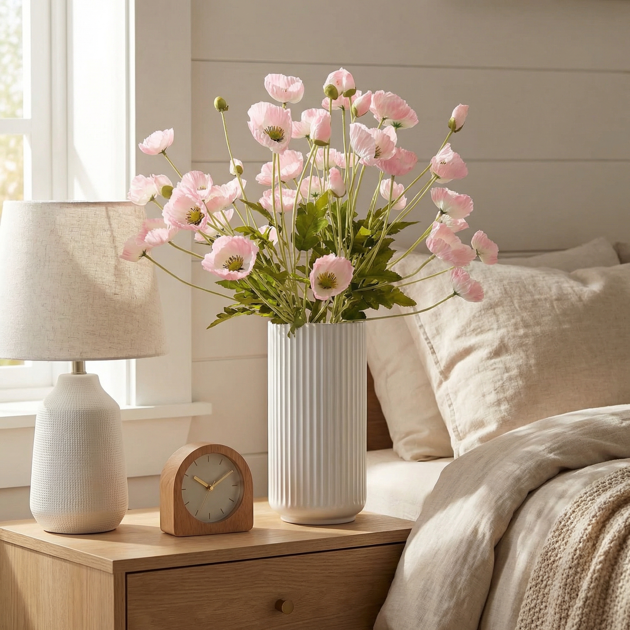 Lifelike Poppy Floral Arrangement
