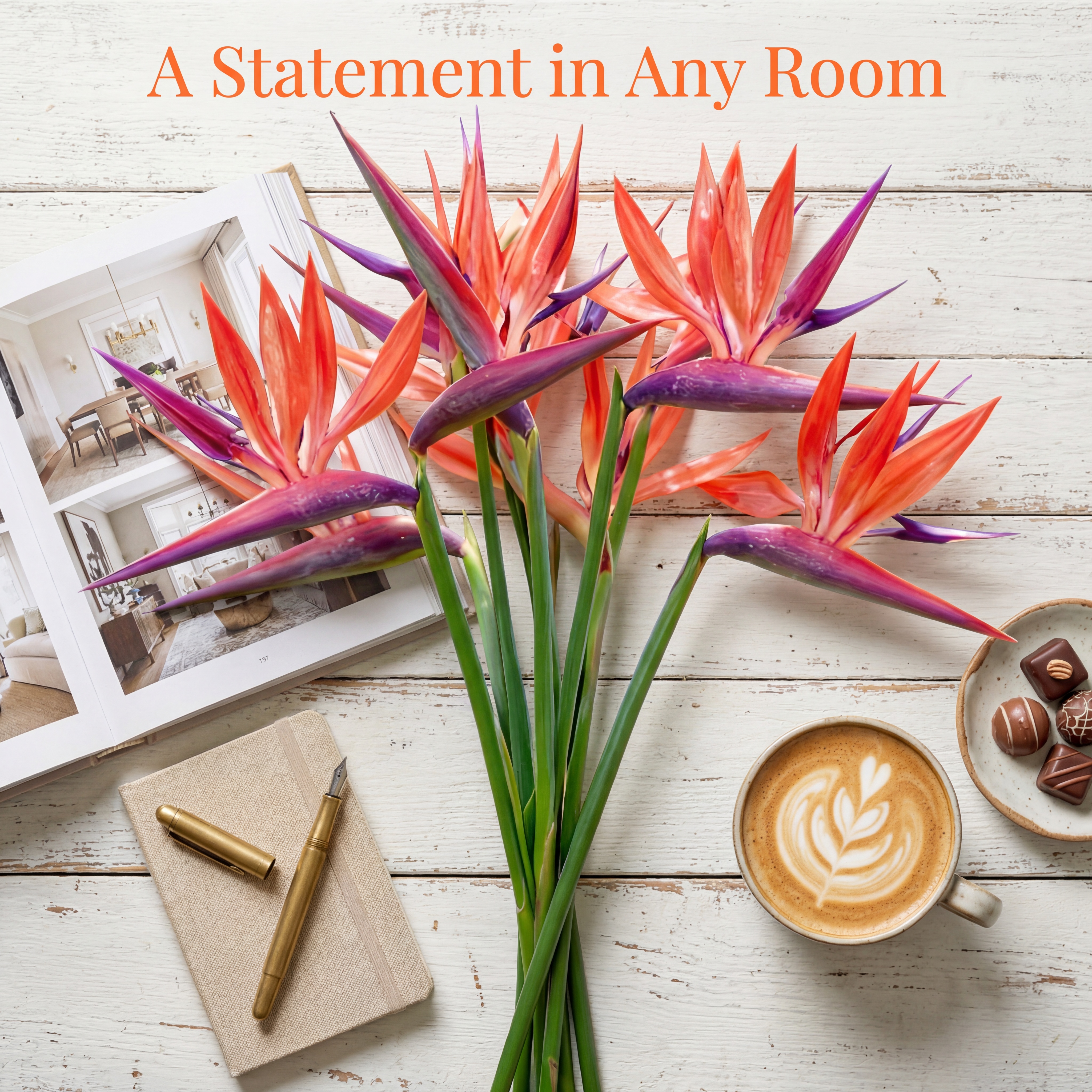 Bird of Paradise Artificial Floral Arrangement