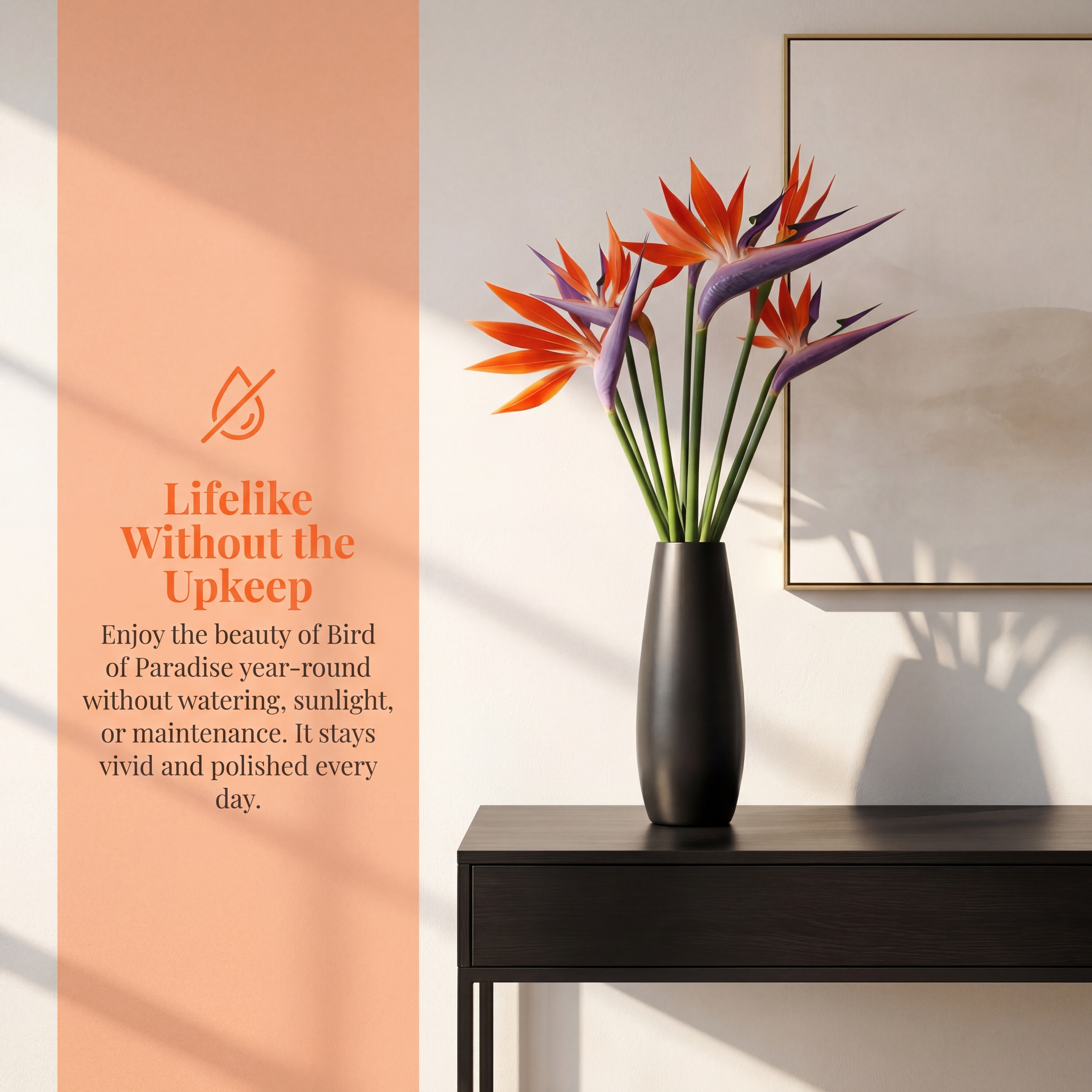 Bird of Paradise Artificial Floral Arrangement