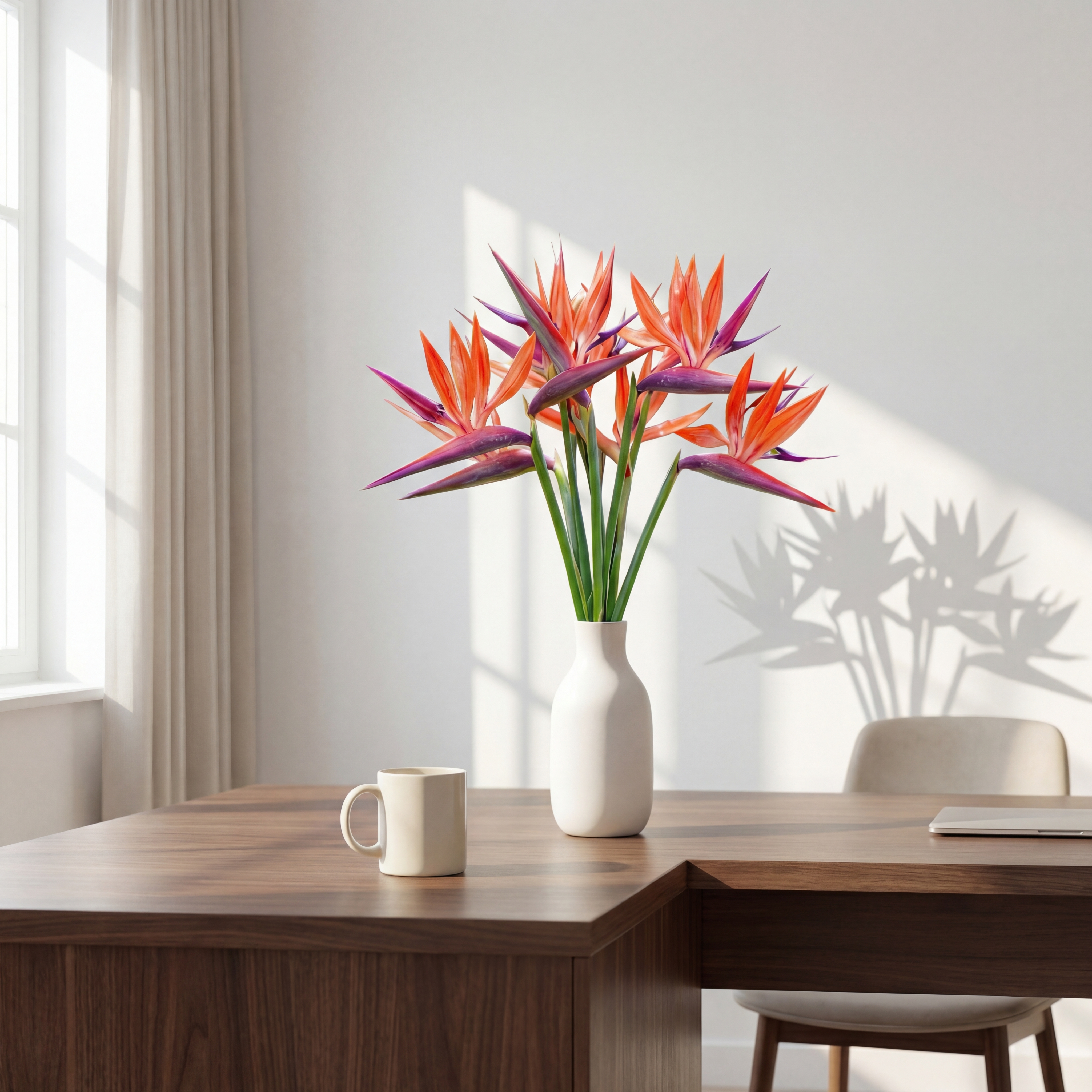 Bird of Paradise Artificial Floral Arrangement