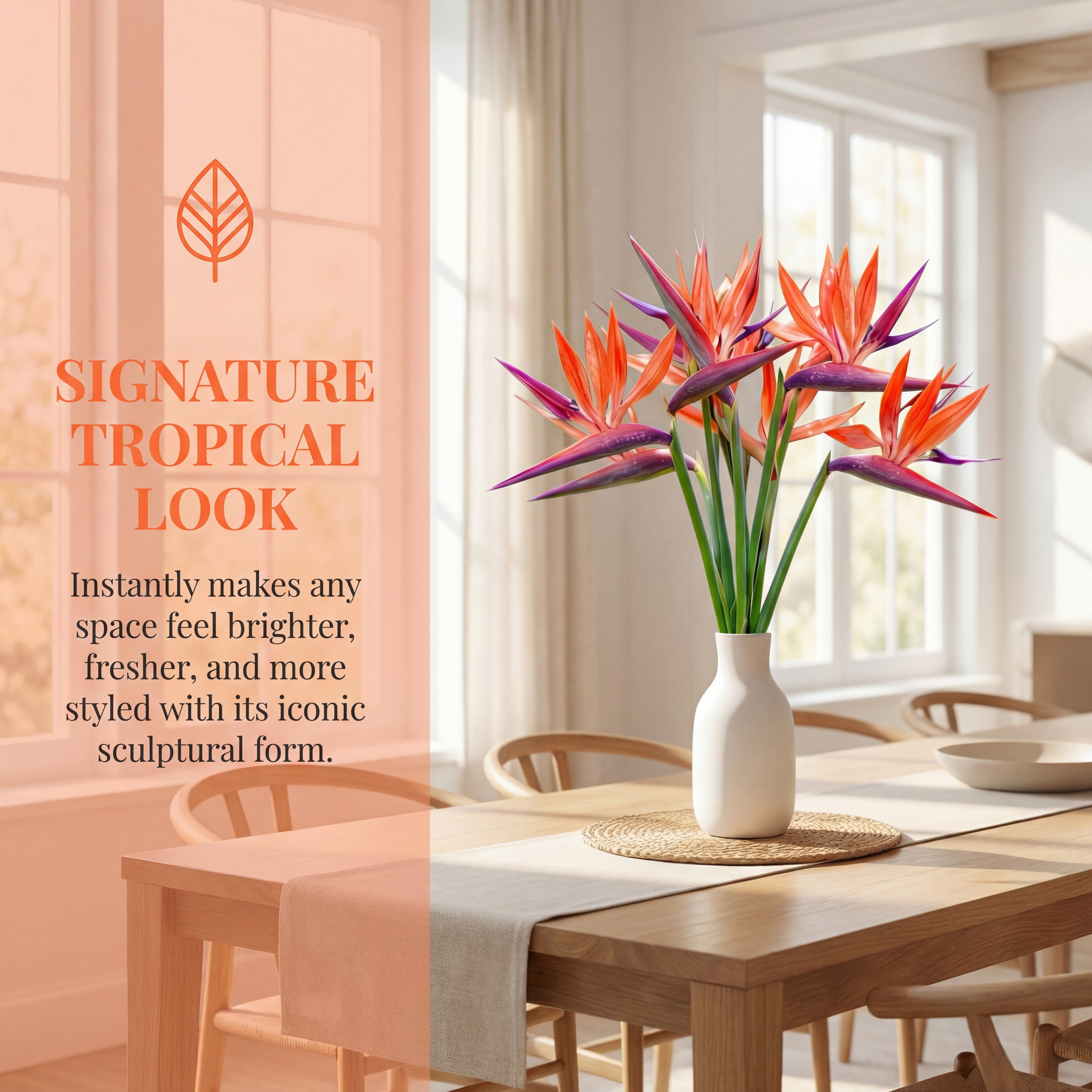 Bird of Paradise Artificial Floral Arrangement