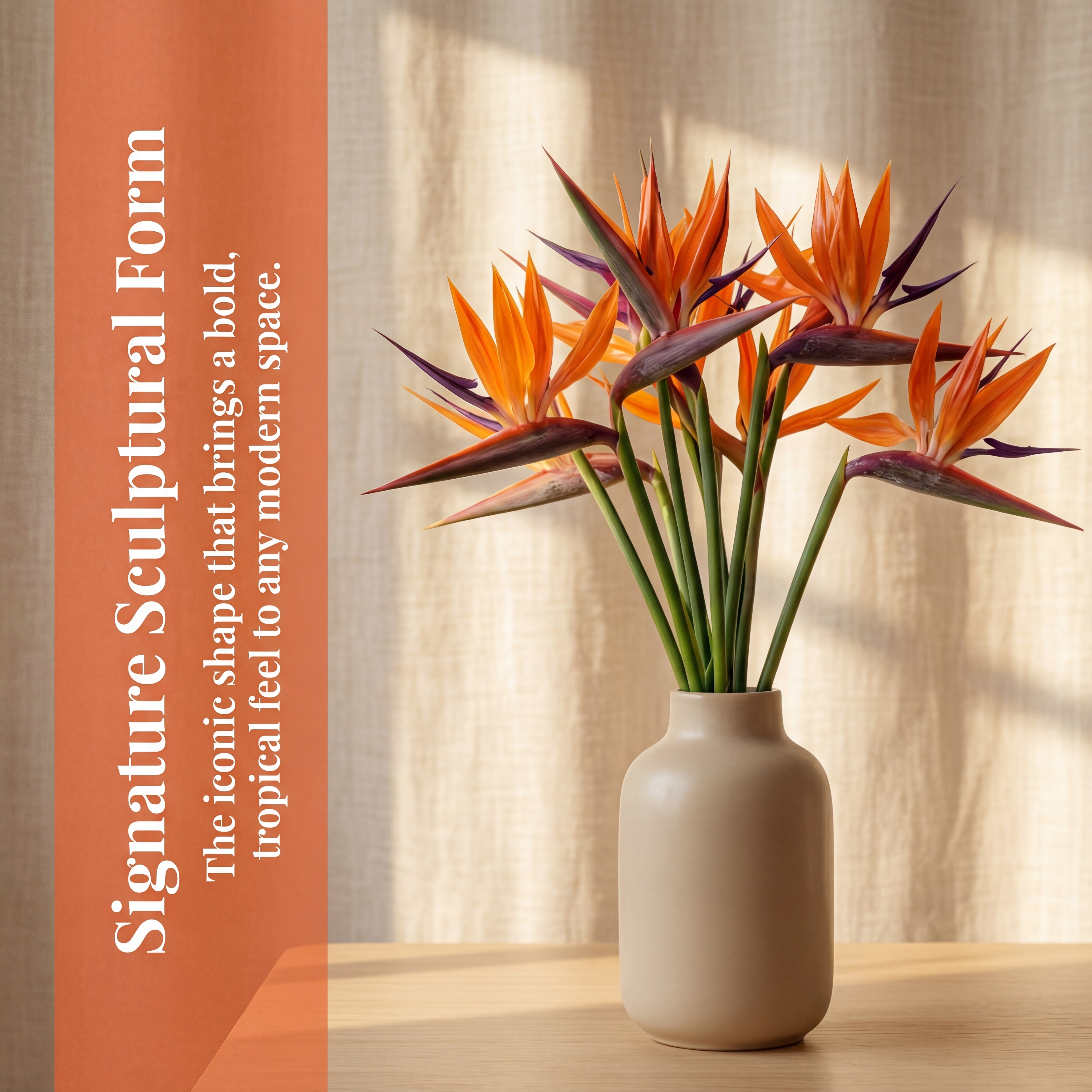 Bird of Paradise Artificial Floral Arrangement
