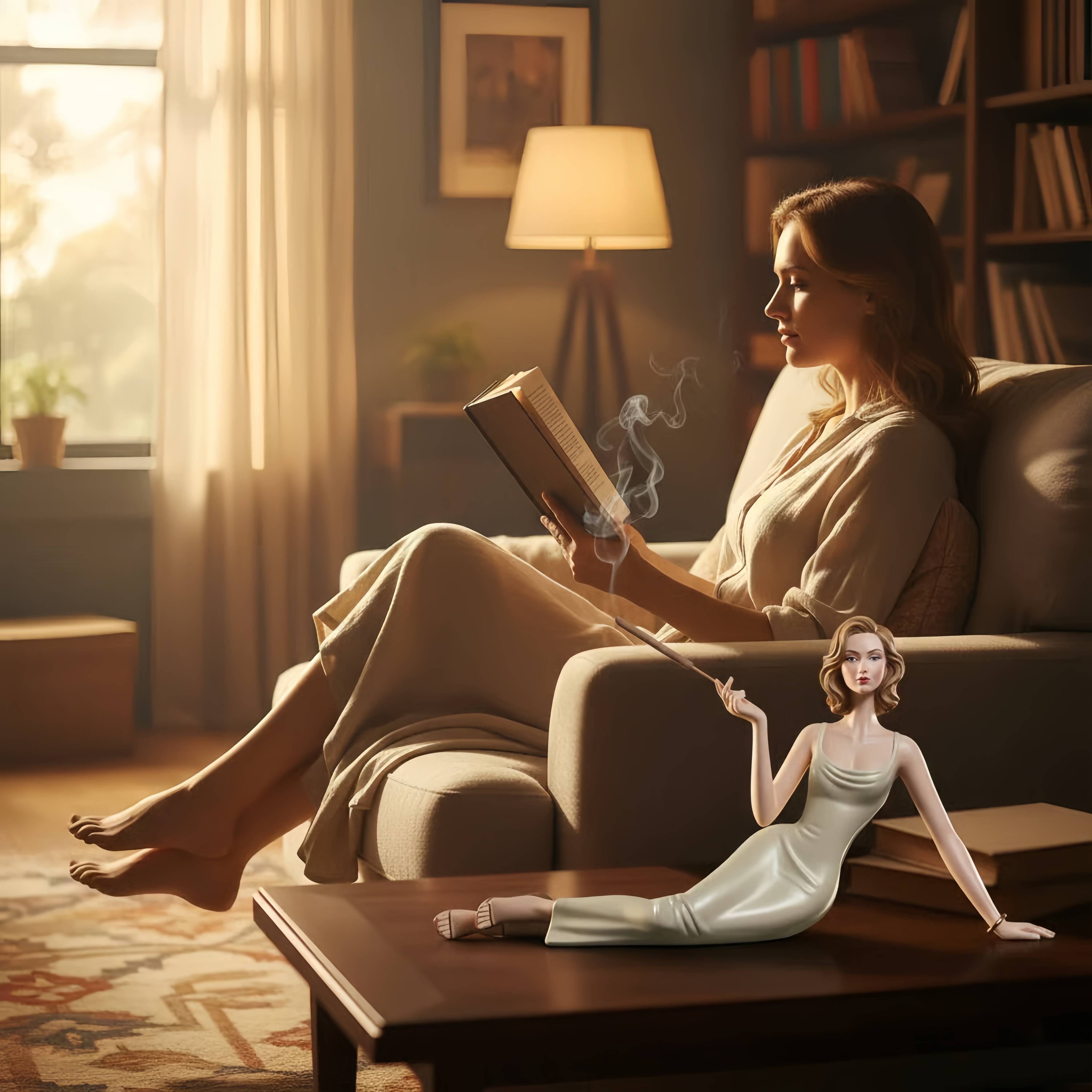 Handcrafted Ceramic Aroma Statue – Where Sculpture Meets Serenity