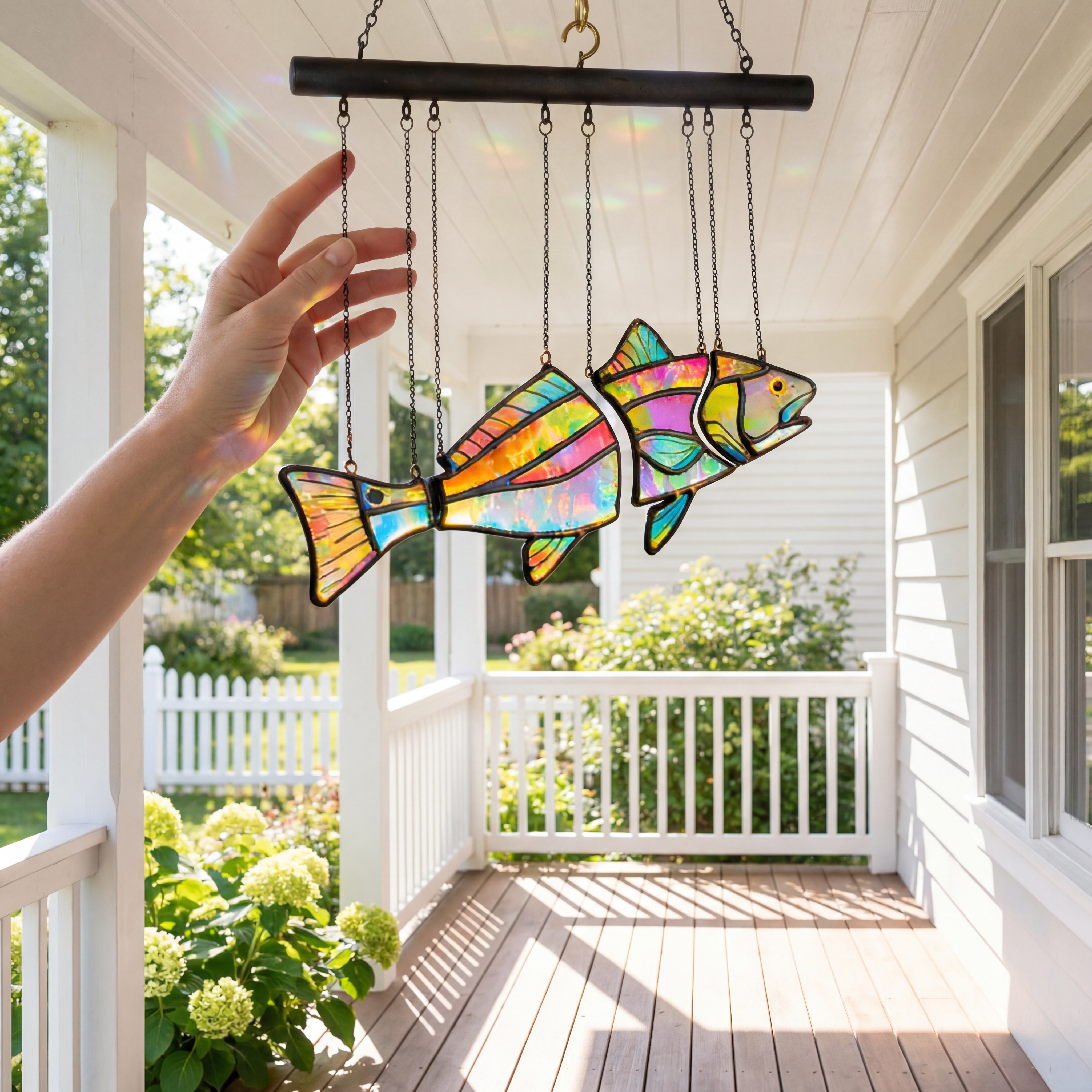 Handcrafted Coastal Fish Acrylic Suncatcher