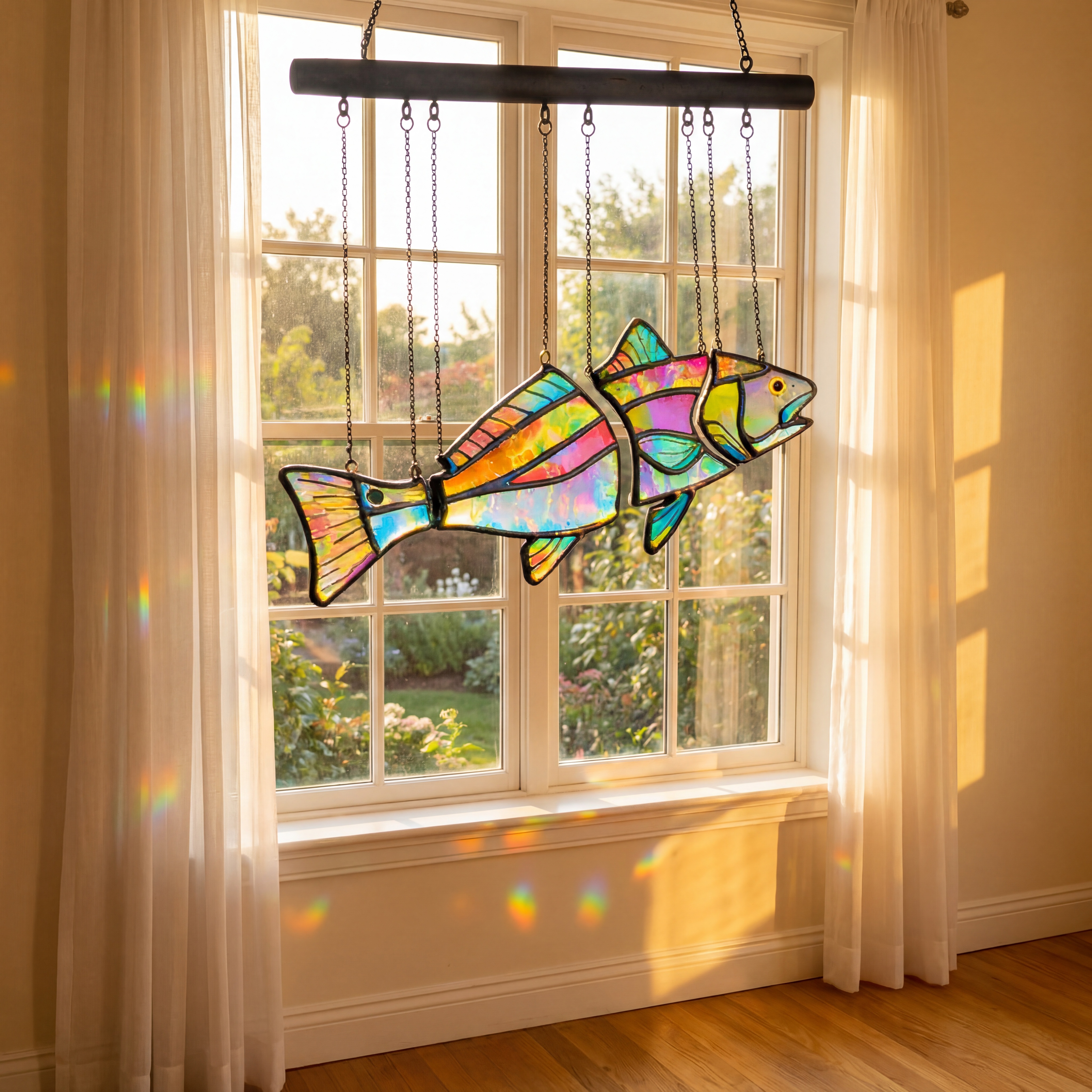 Handcrafted Coastal Fish Acrylic Suncatcher