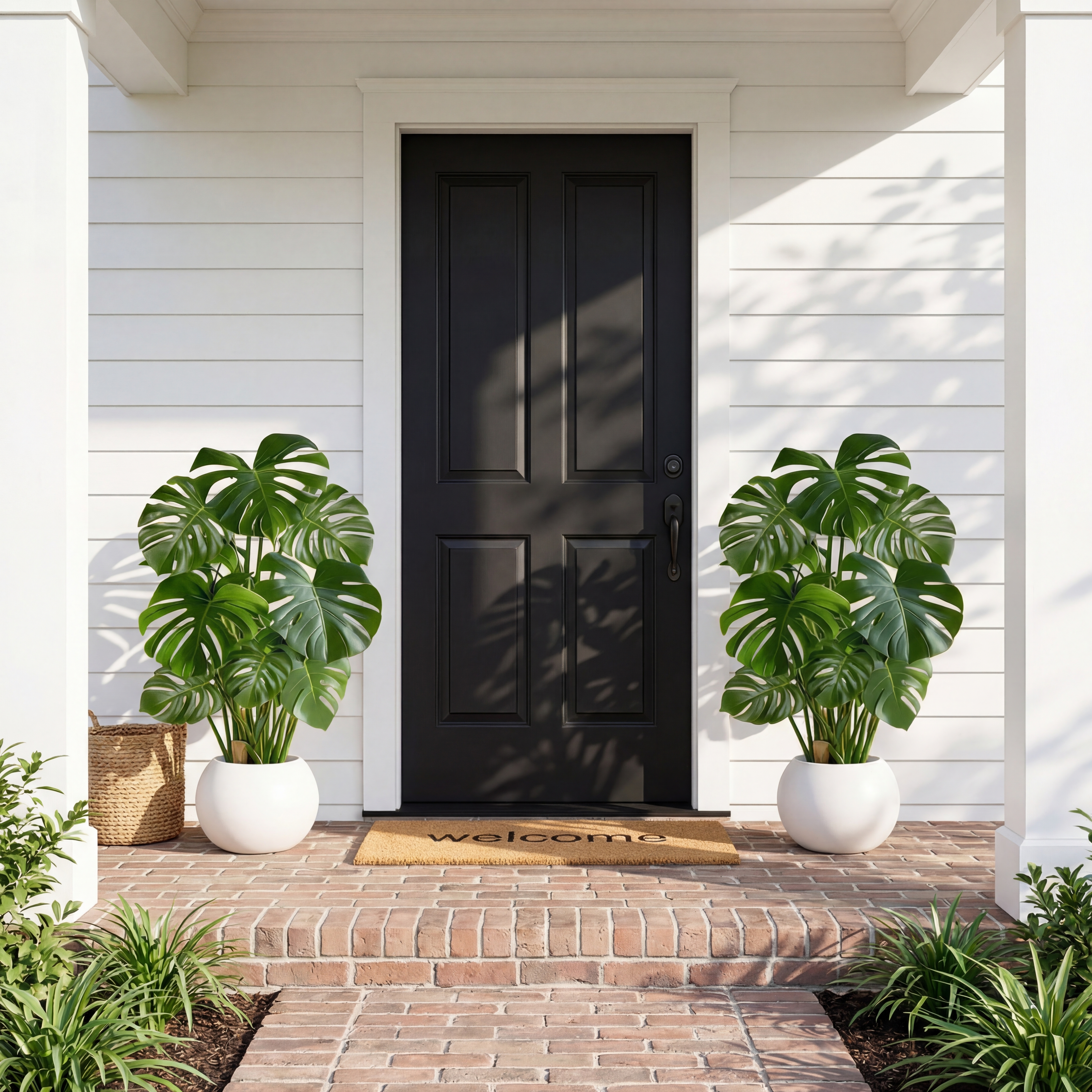 Lifelike Faux Monstera Plant for Home Décor
