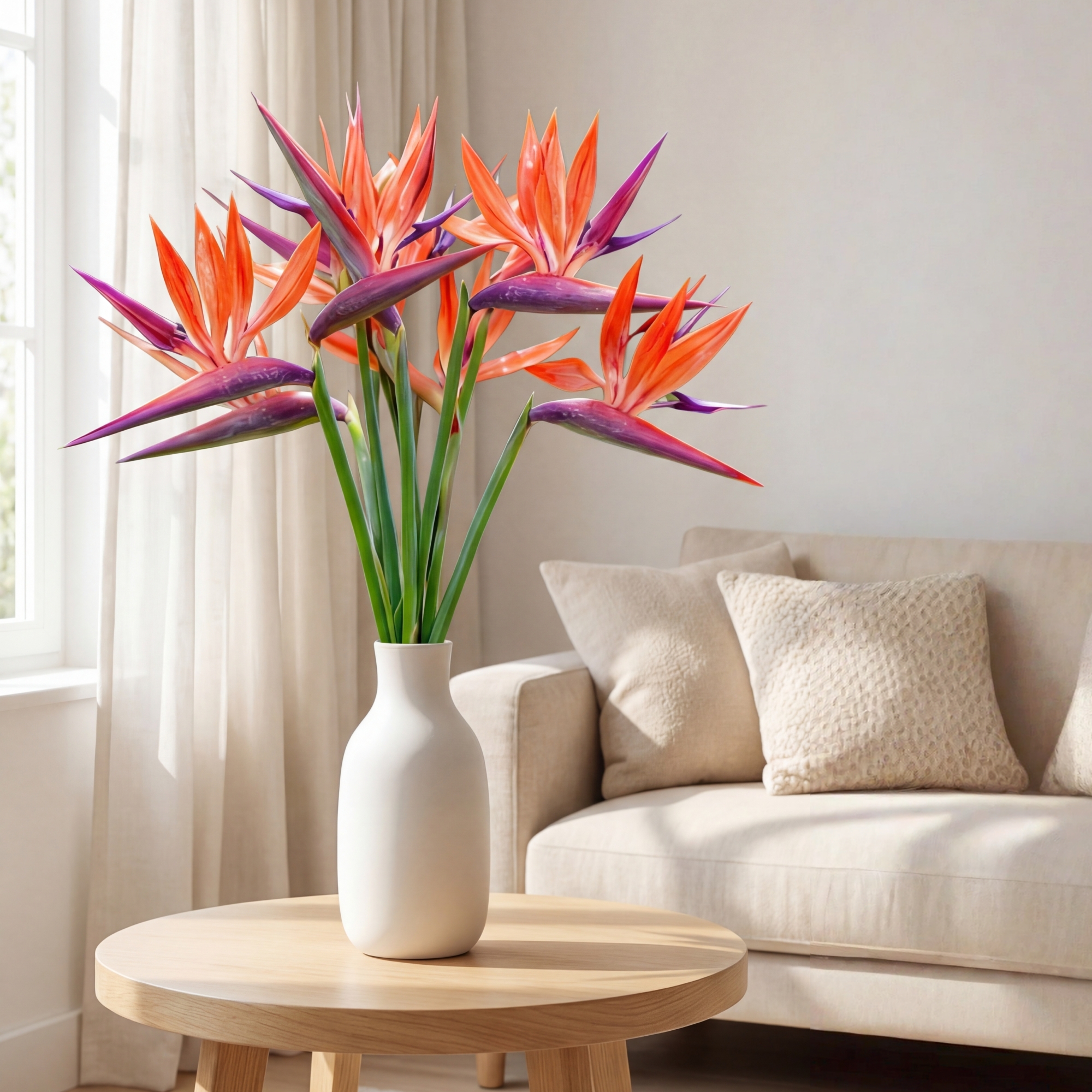 Bird of Paradise Artificial Floral Arrangement