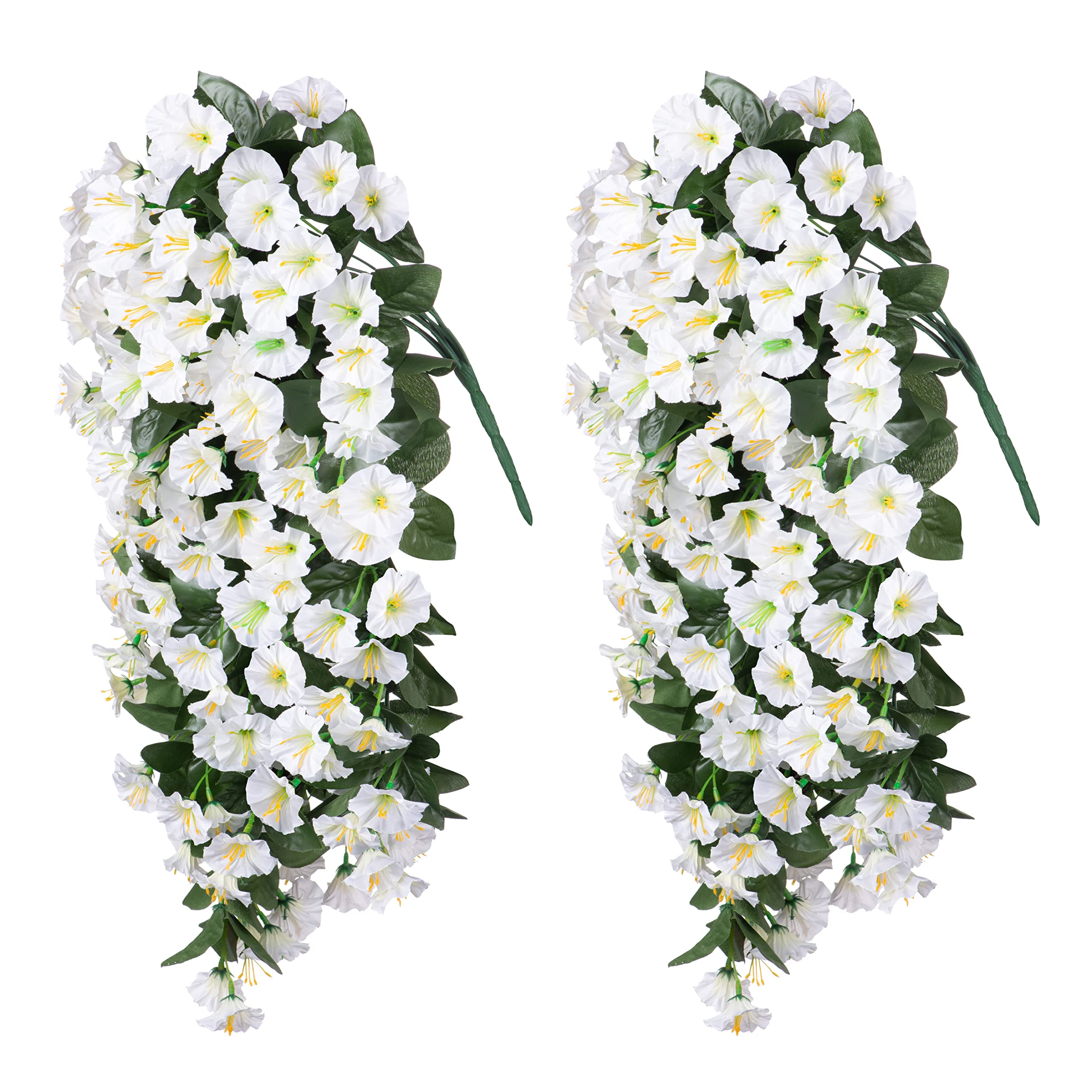 UV-Resistant Artificial Morning Glory Hanging Flowers