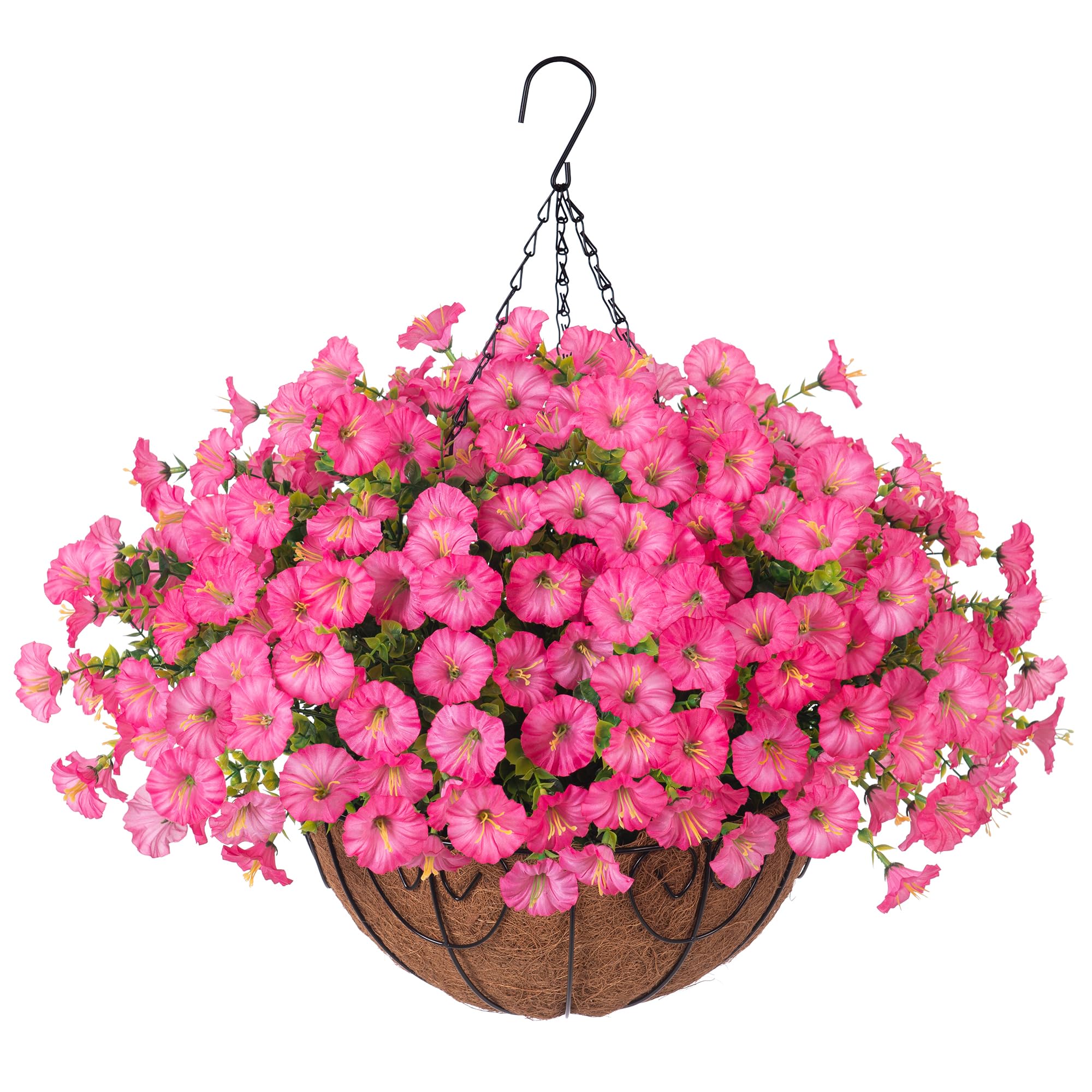 Full Bloom Hanging Morning Glory Basket