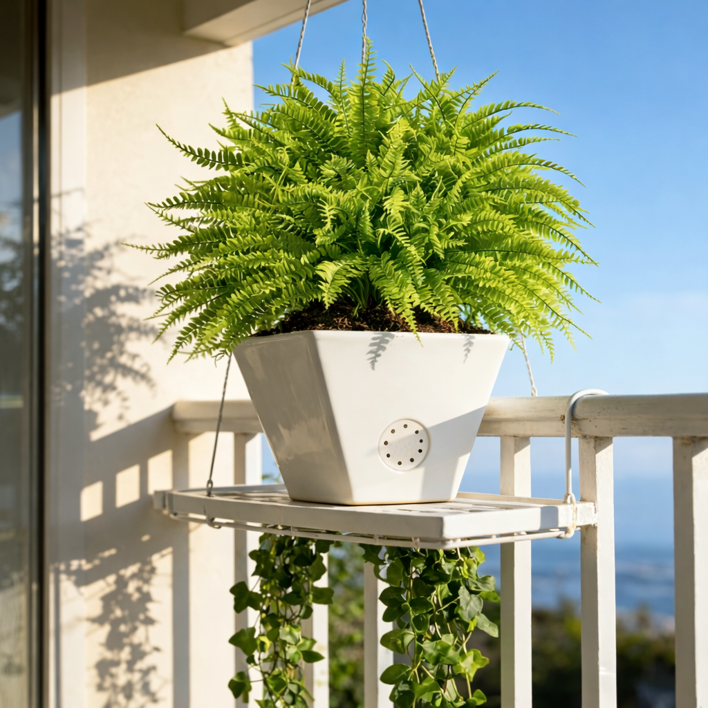 Artificial Fern Garden Stake for Outdoor Landscaping