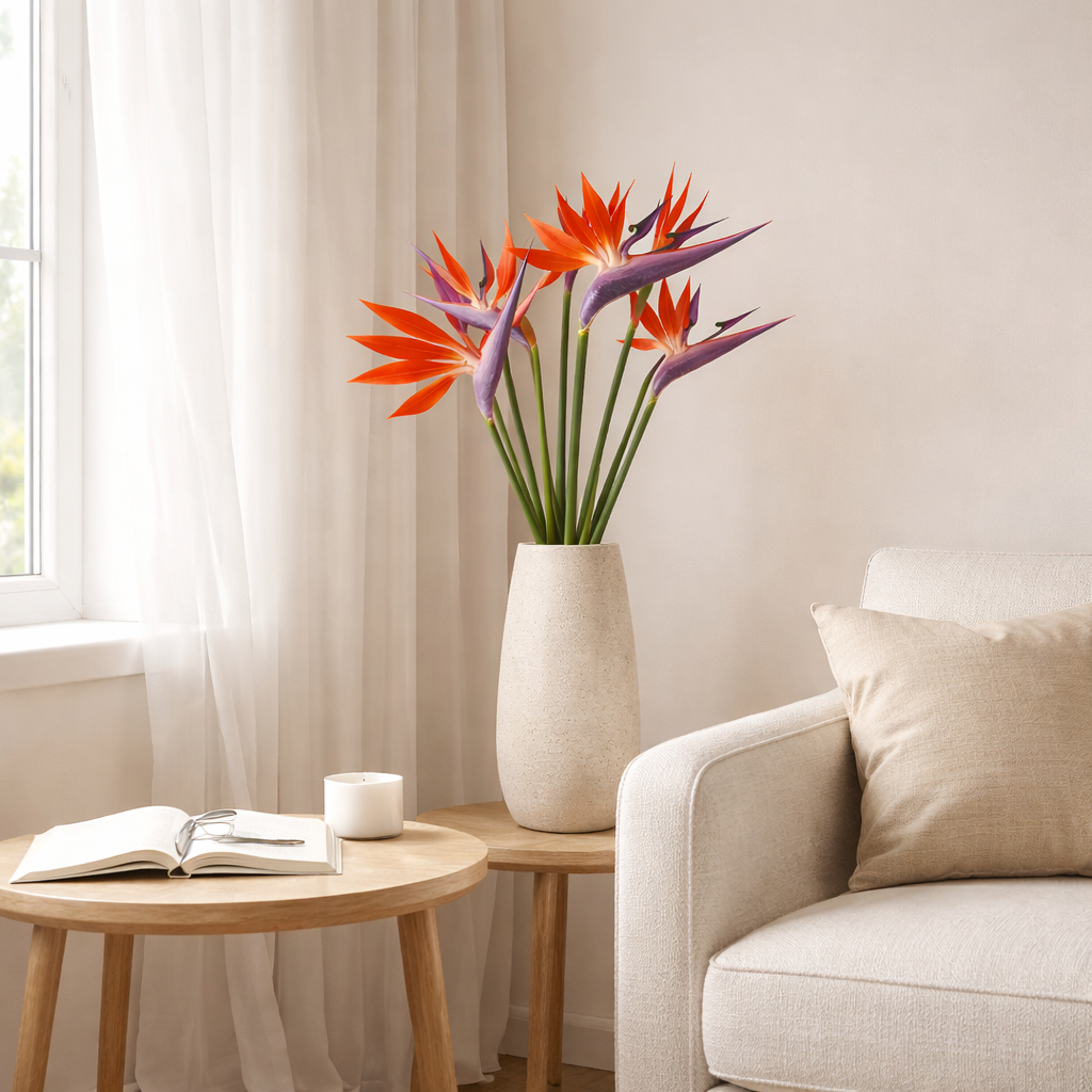 Bird of Paradise Artificial Floral Arrangement