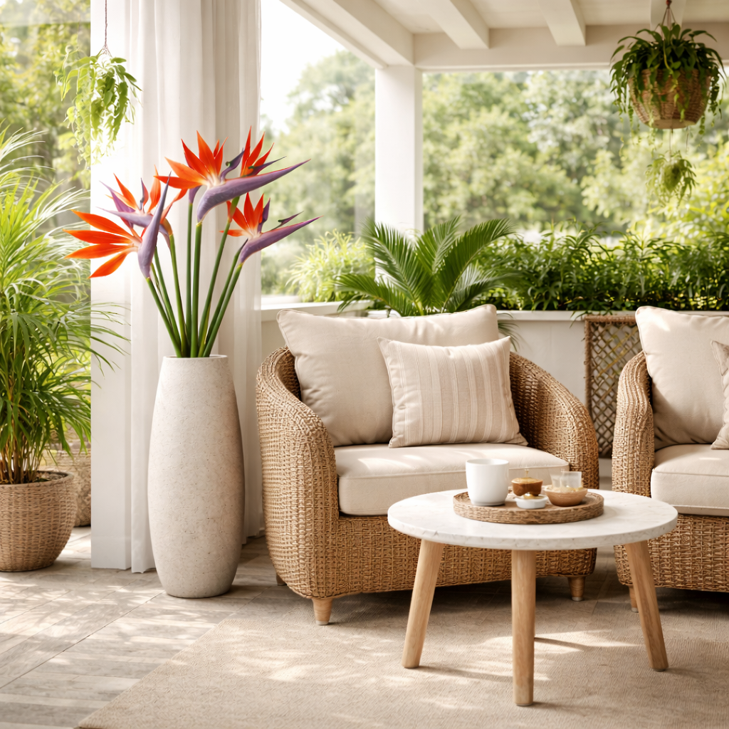 Bird of Paradise Artificial Floral Arrangement