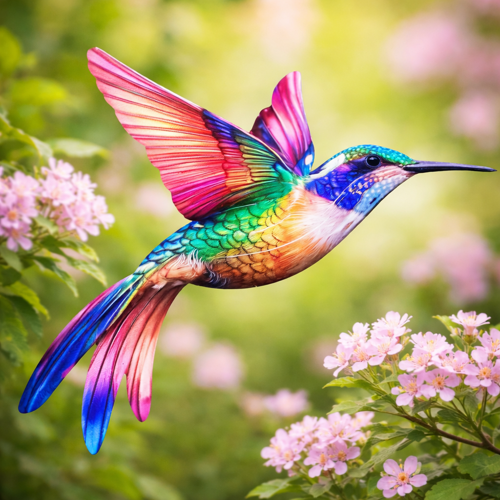 Metal Hummingbird Wall Art Decoration - Suitable For Patio Railings And Interior Decoration