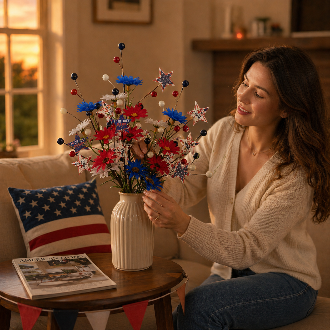 Independent Artificial Flower Cuttings For Home Decoration