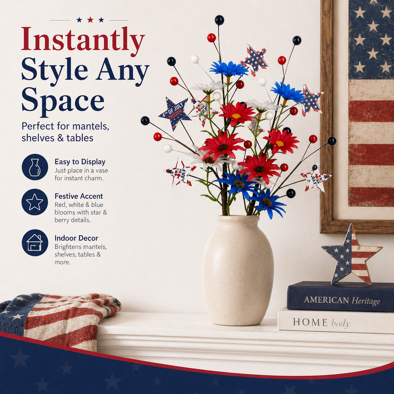 Independent Artificial Flower Cuttings For Home Decoration