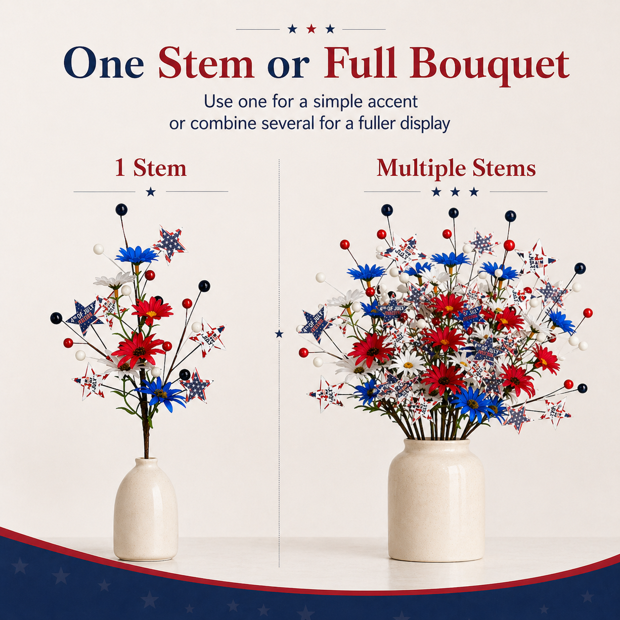 Independent Artificial Flower Cuttings For Home Decoration