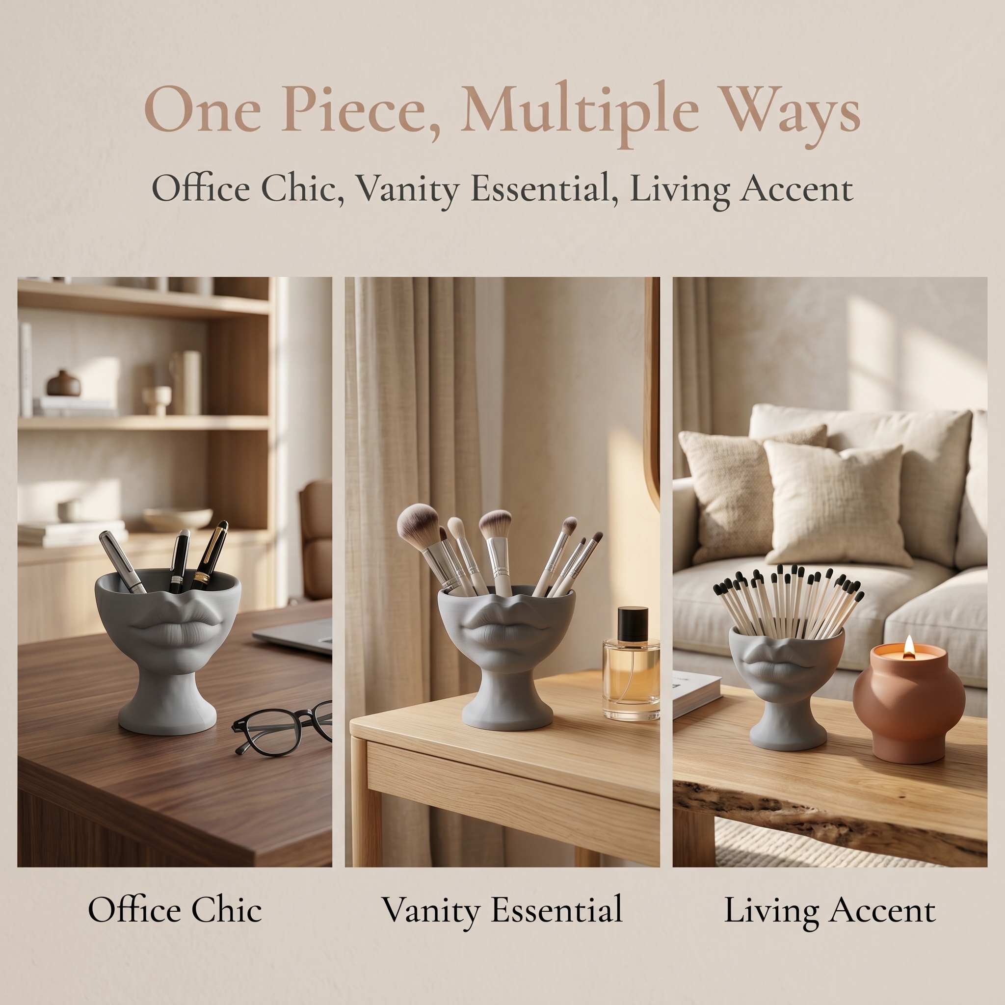 Modern Face Catchall Bowl